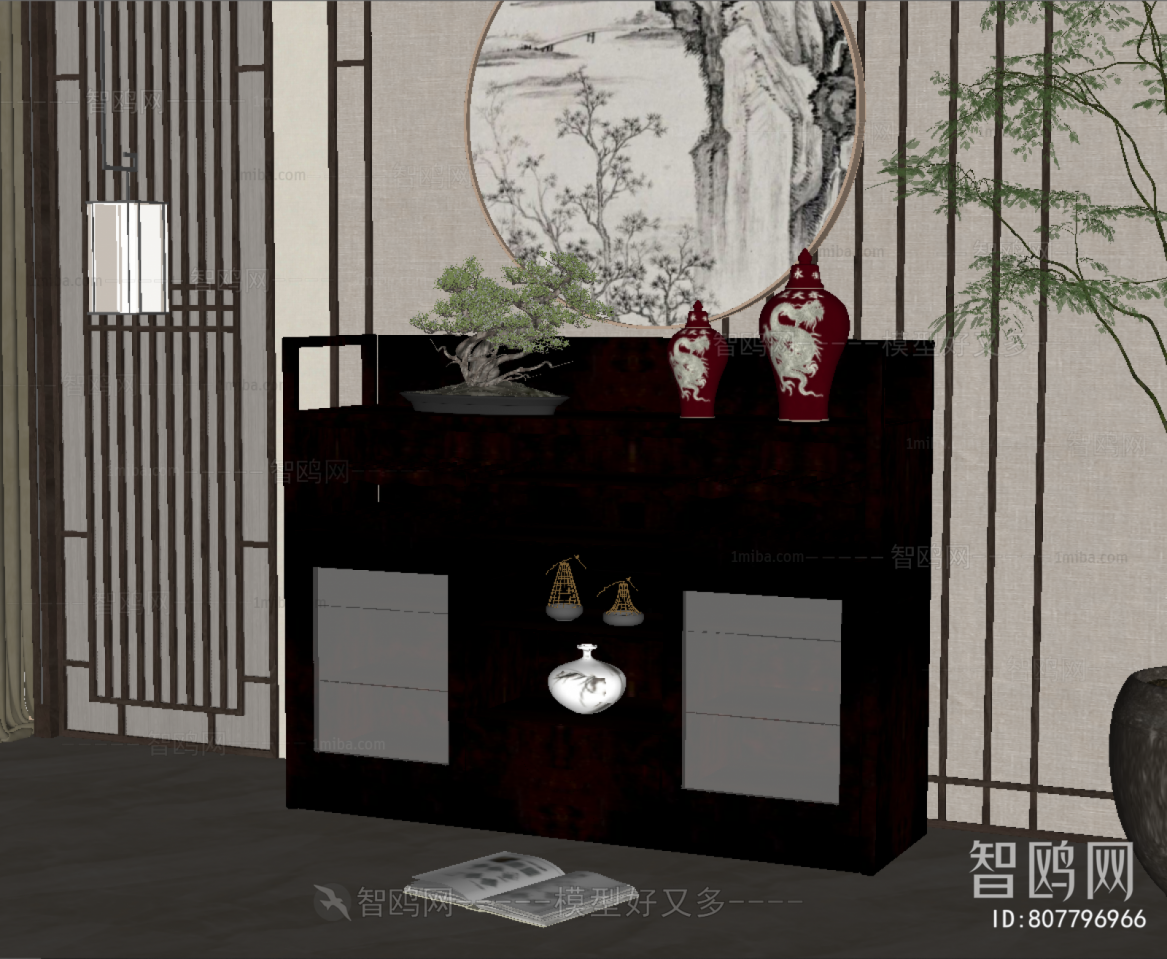 New Chinese Style Sideboard