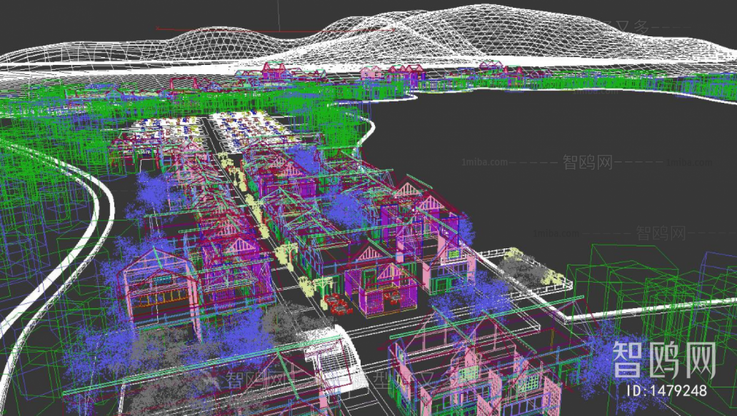 Chinese Style Architectural Bird's-eye View Planning