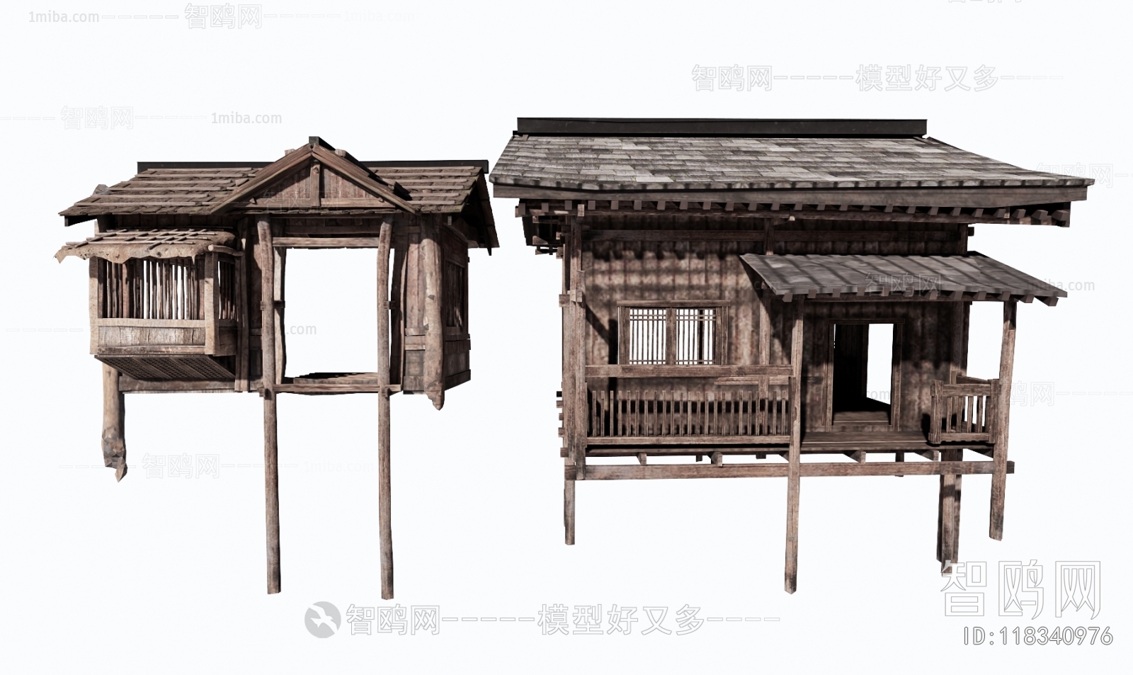 New Chinese Style Ancient Architectural Buildings