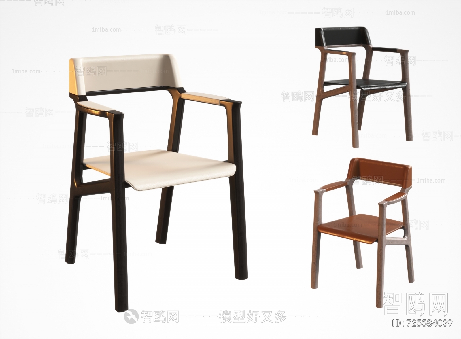 Modern New Chinese Style Single Chair