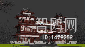 Chinese Style Ancient Architectural Buildings