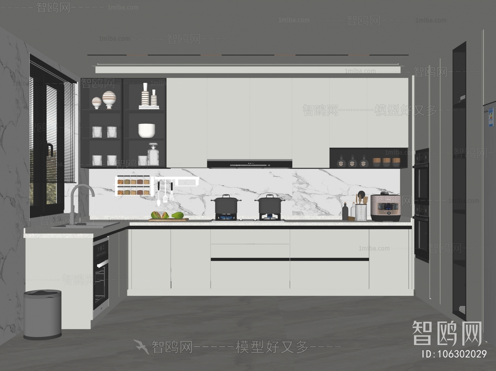 Modern The Kitchen