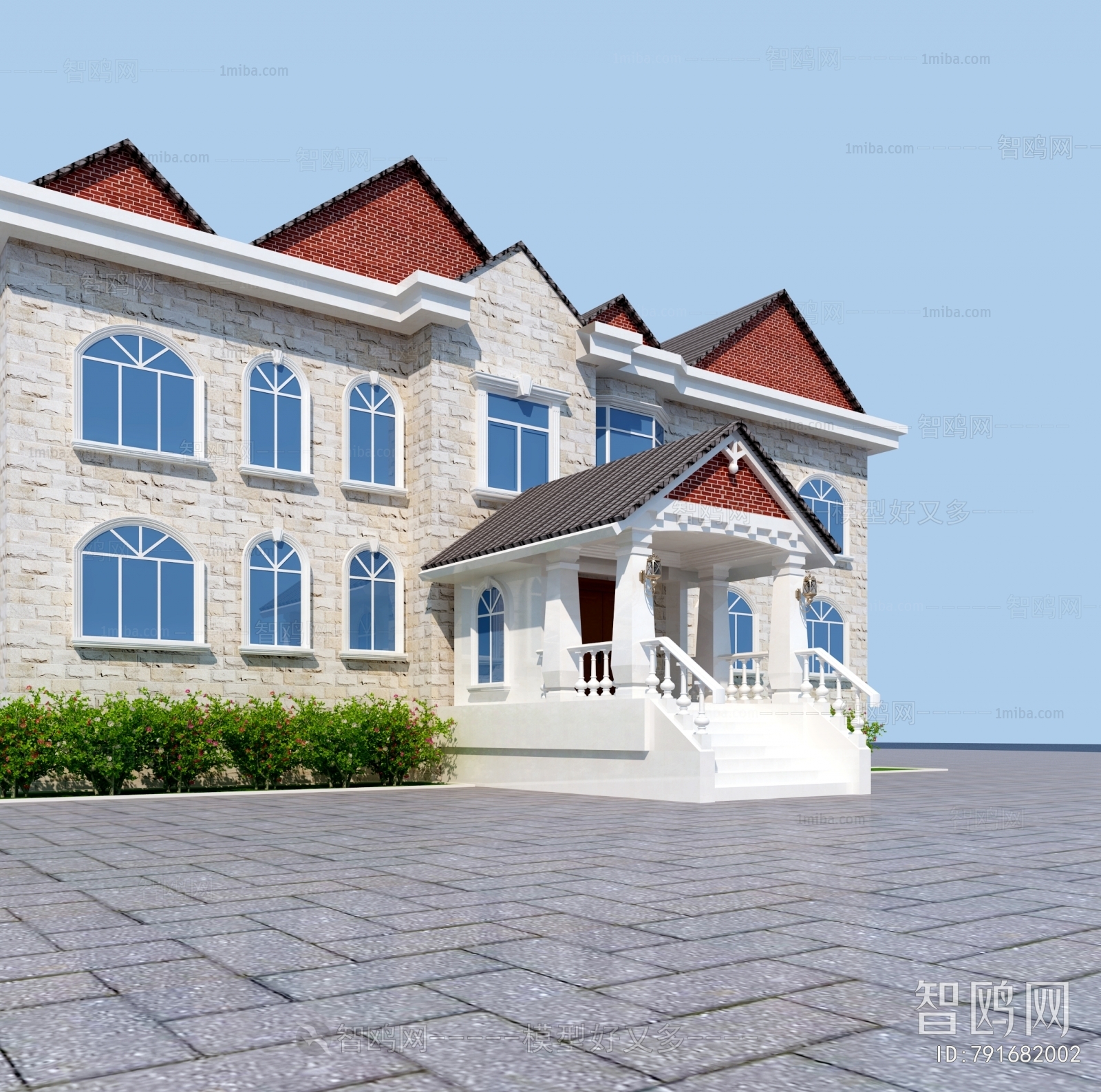 European Style Villa Appearance