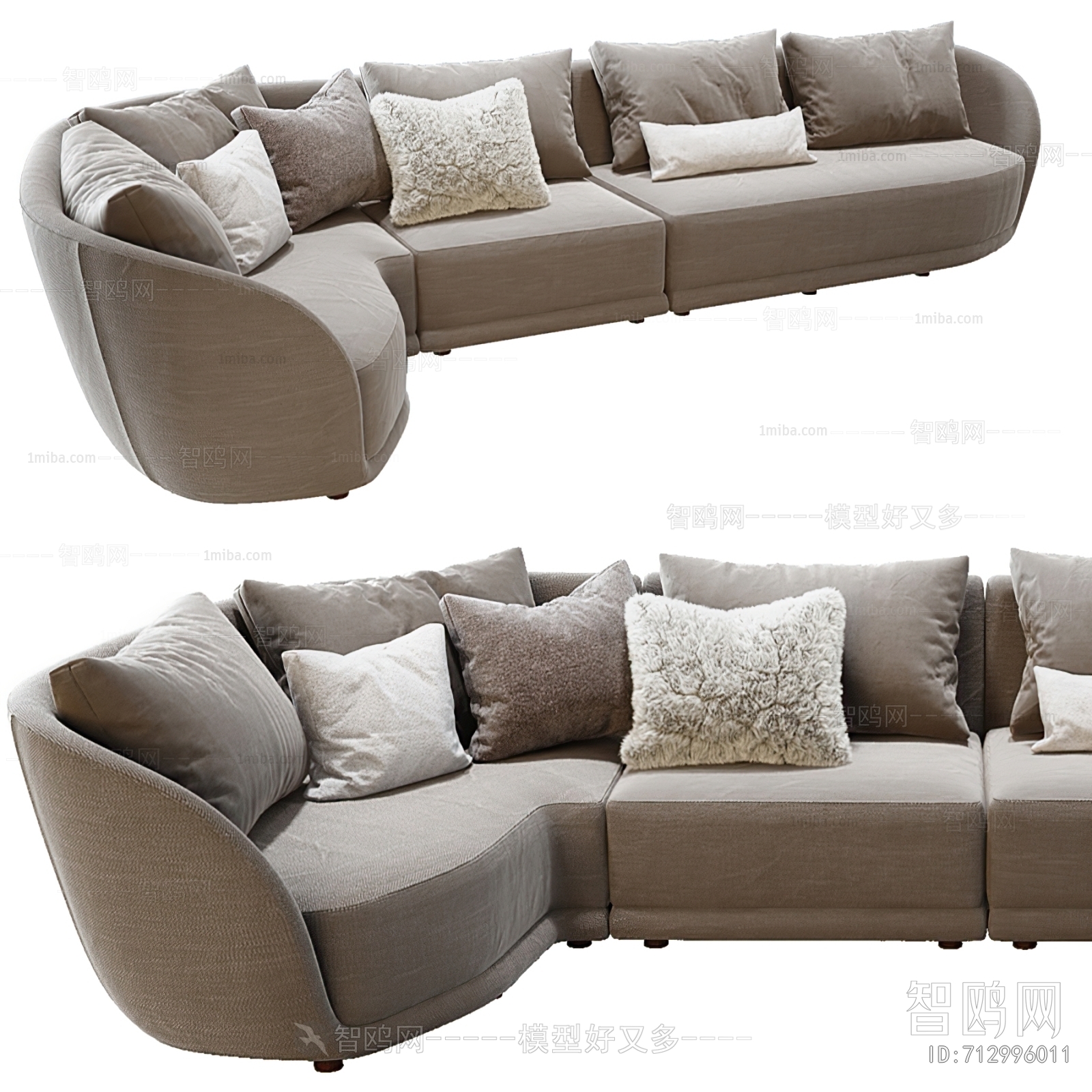 Modern Multi Person Sofa