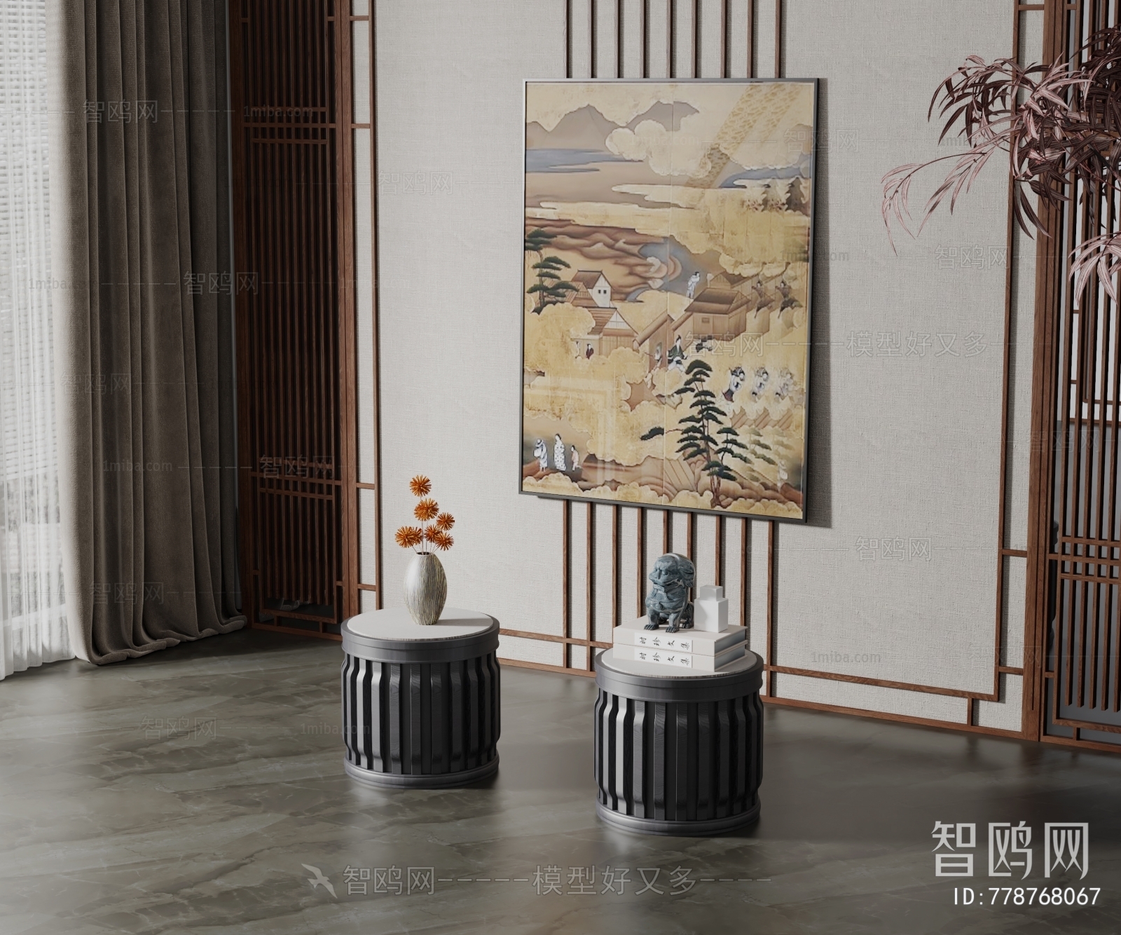 New Chinese Style Side Table/corner Table