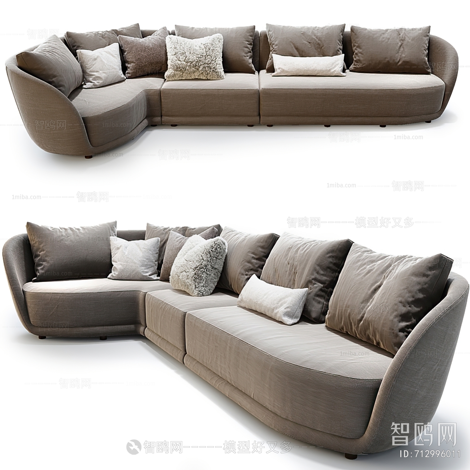 Modern Multi Person Sofa