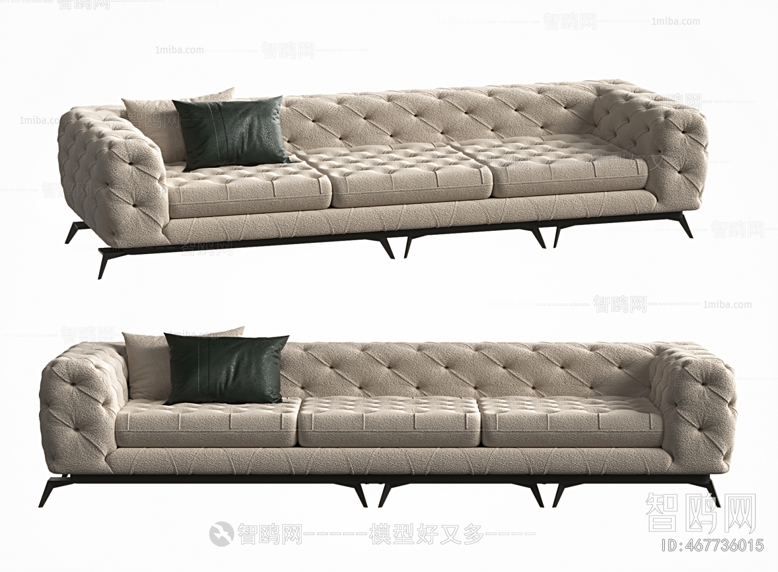 Modern Three-seat Sofa