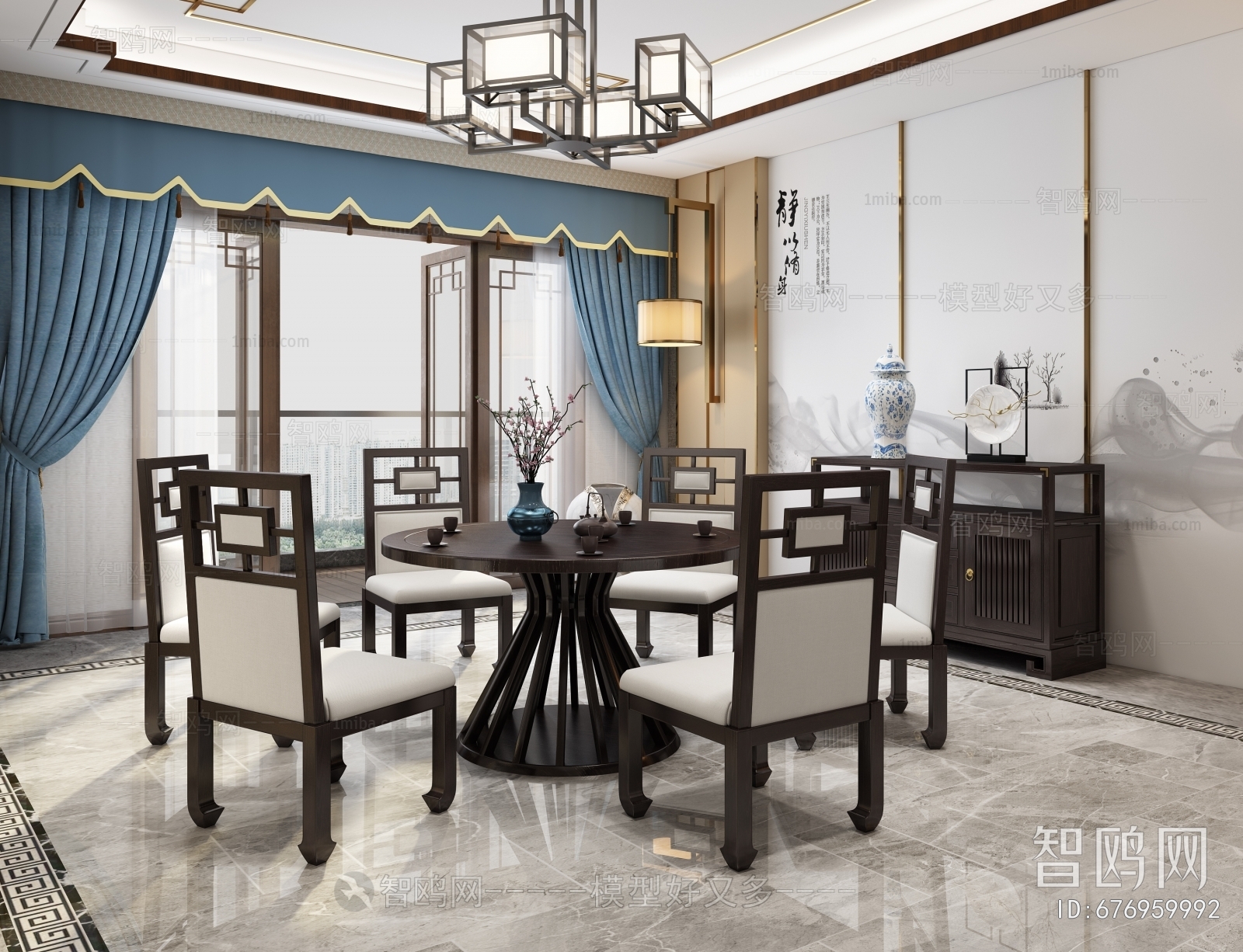 Chinese Style Dining Room