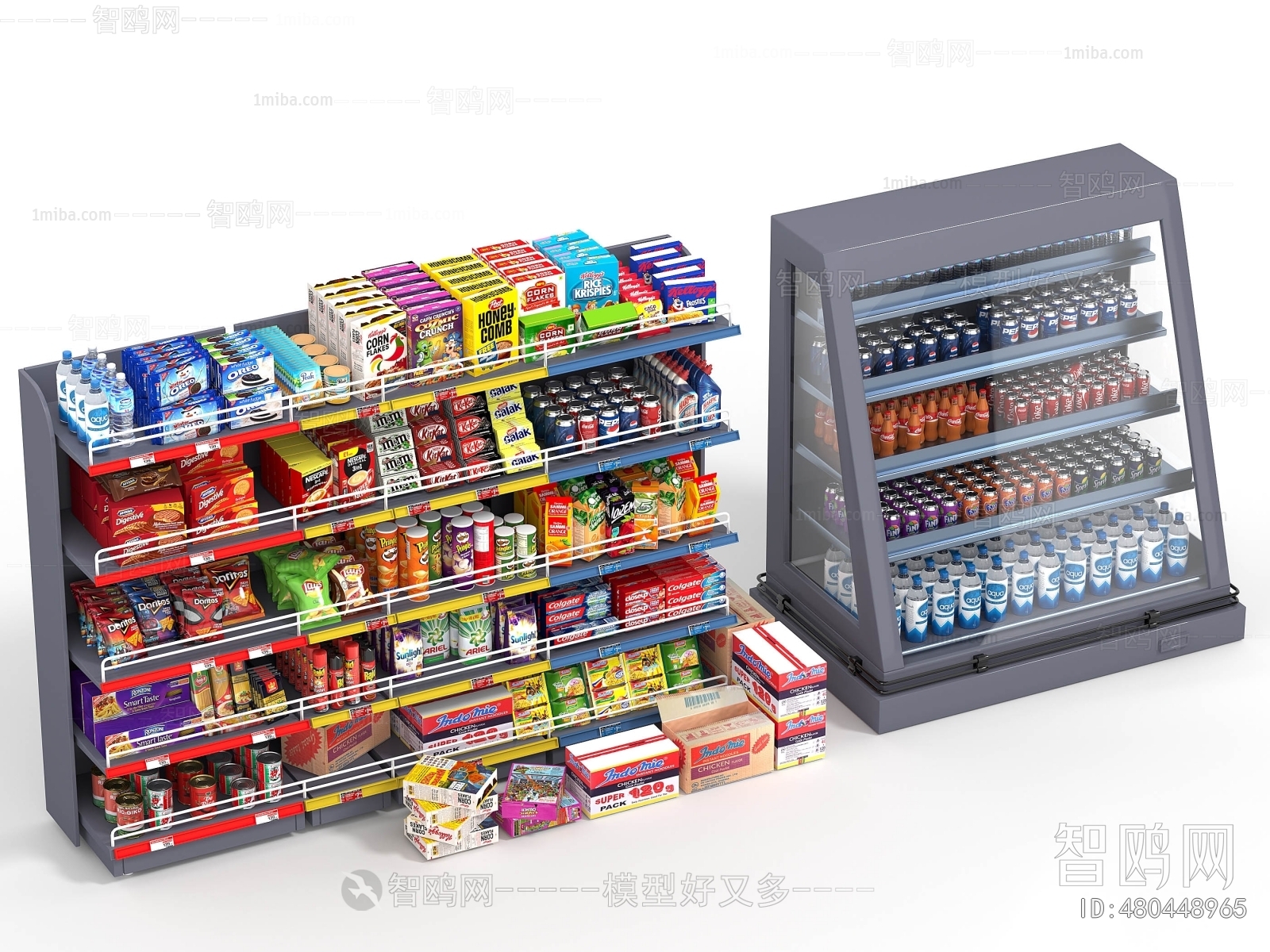 现代超市货架