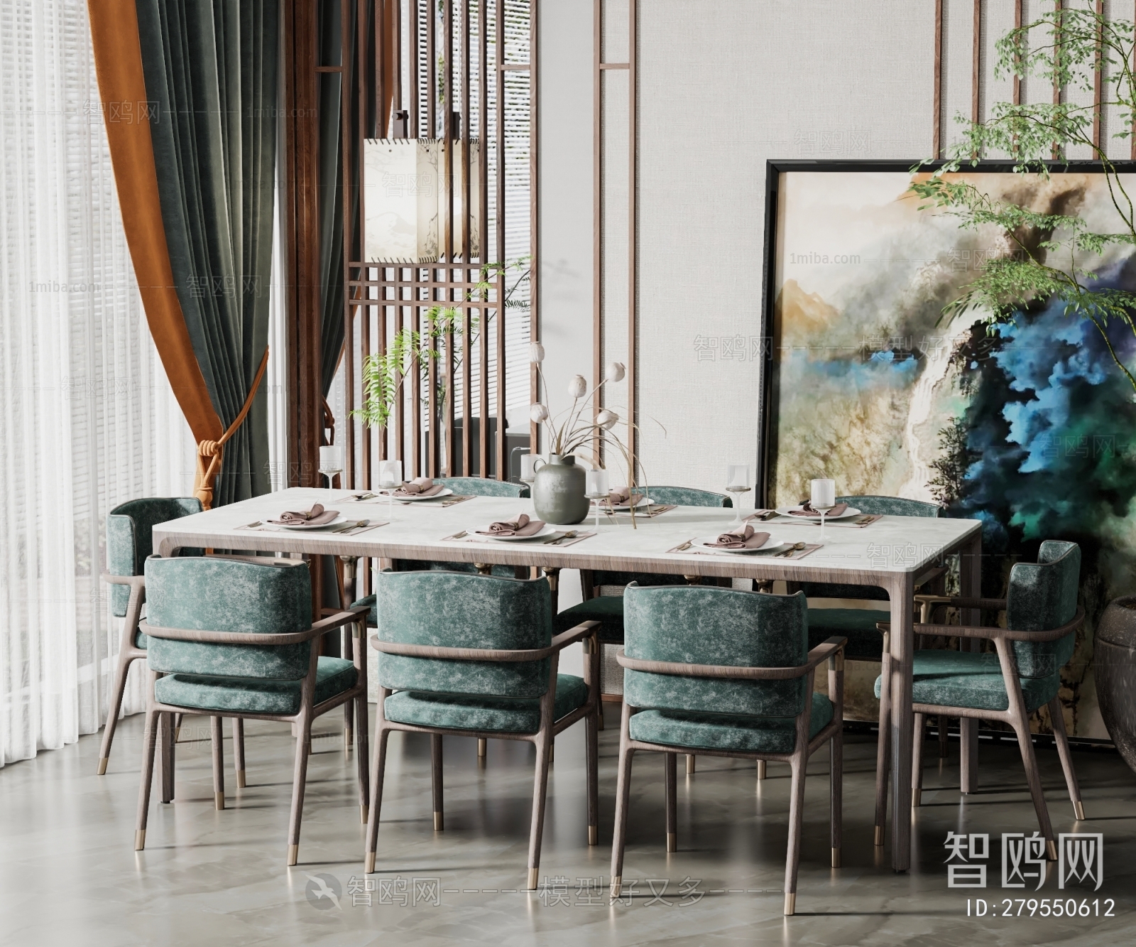 New Chinese Style Dining Table And Chairs