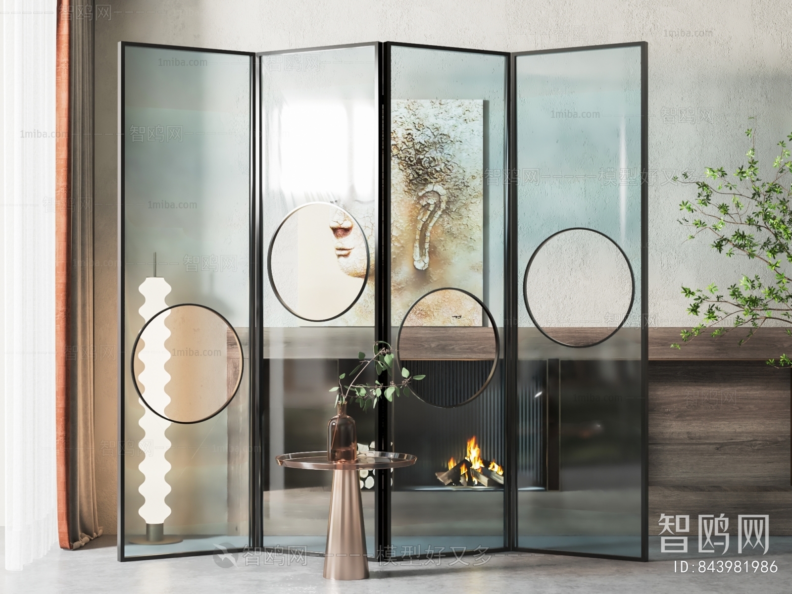 Modern Glass Screen Partition