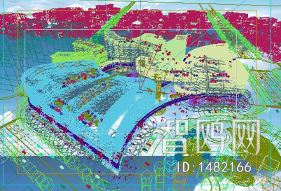 Modern Architectural Bird's-eye View Planning