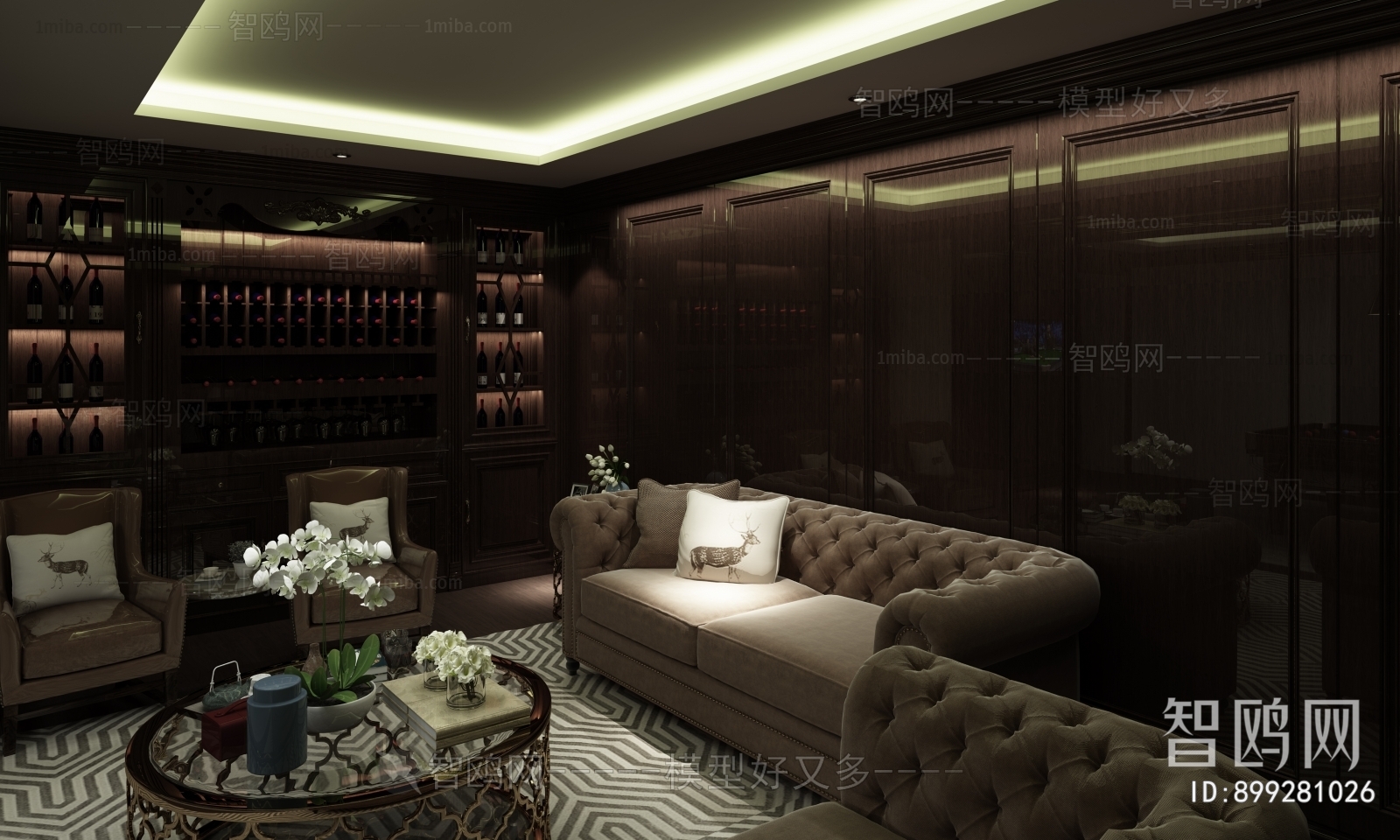 European Style Classical Style Wine Cellar/Wine Tasting Room