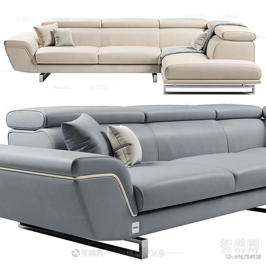 Modern Multi Person Sofa