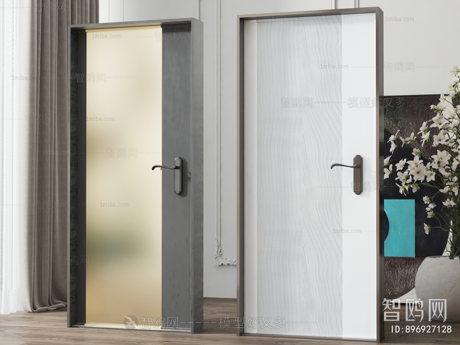 Modern Single Door