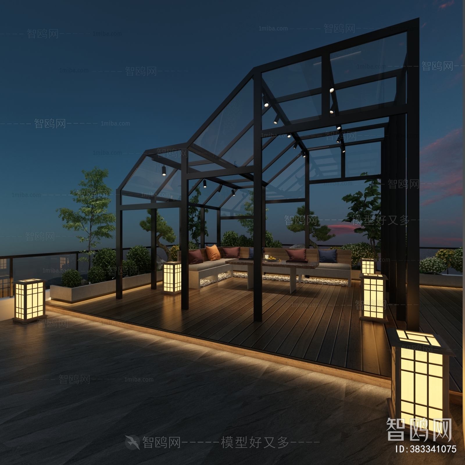 New Chinese Style Courtyard/landscape