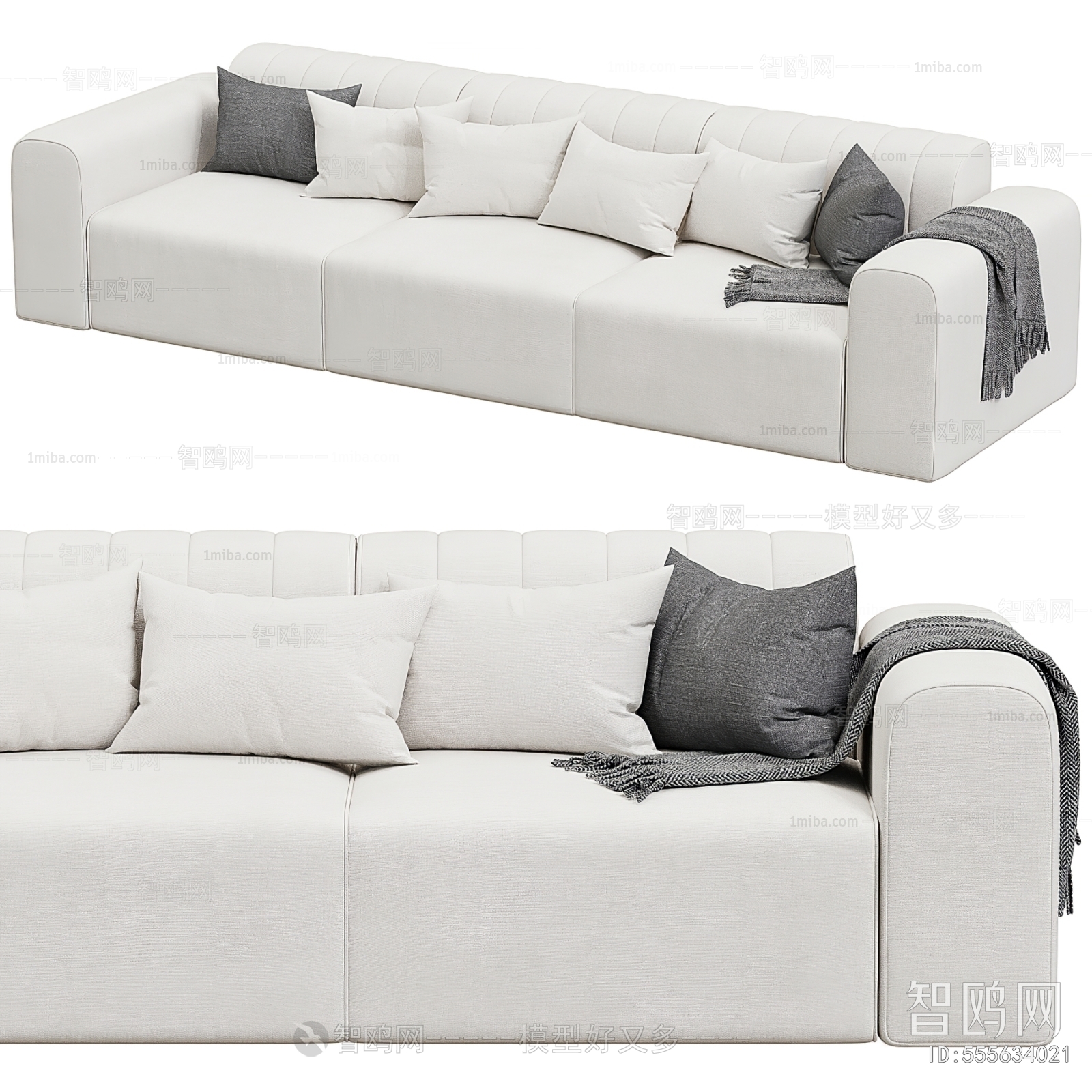 Modern Three-seat Sofa