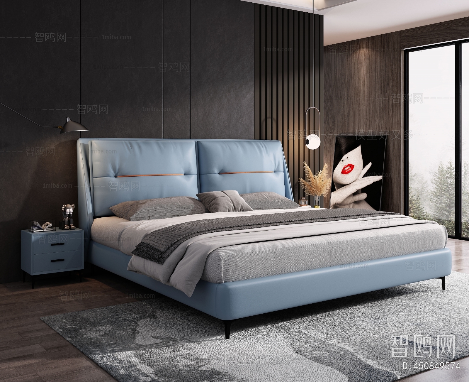 Modern Double Bed