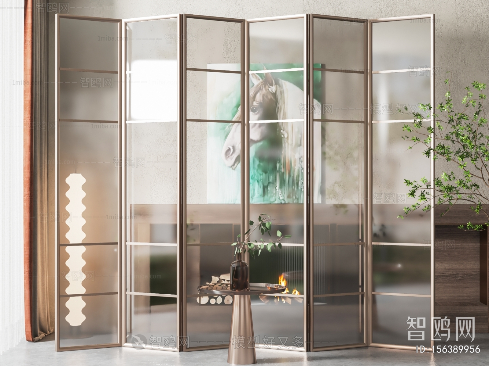 Modern Glass Screen Partition