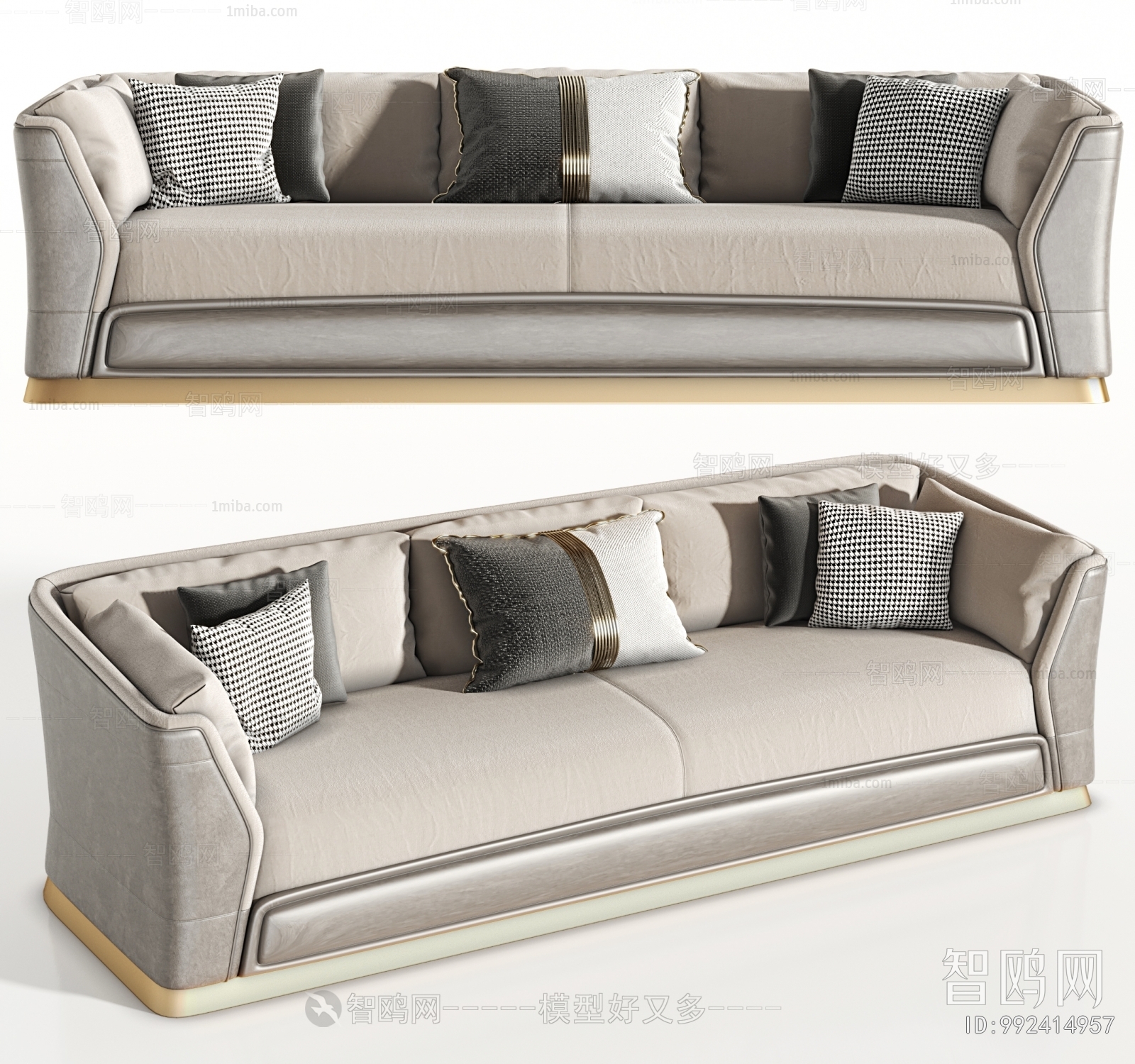 Modern Three-seat Sofa