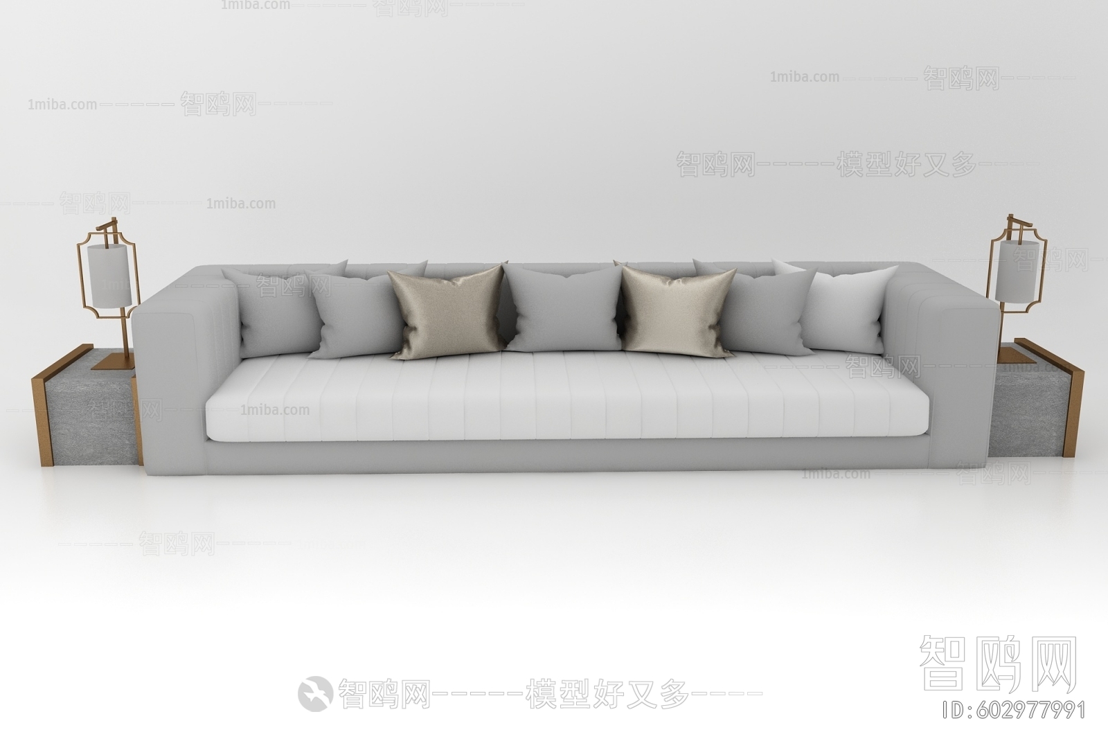 Modern Multi Person Sofa