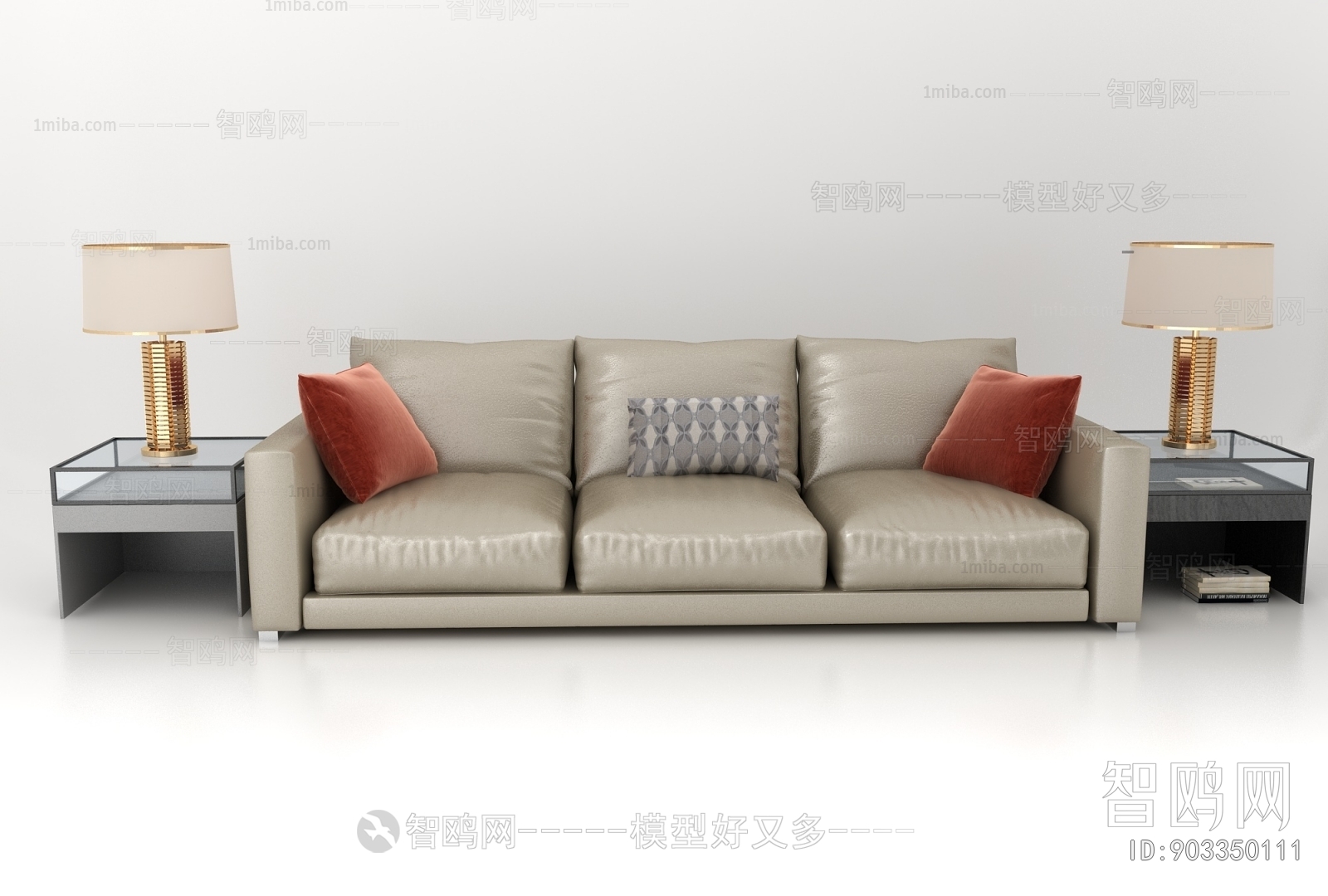 Modern Three-seat Sofa