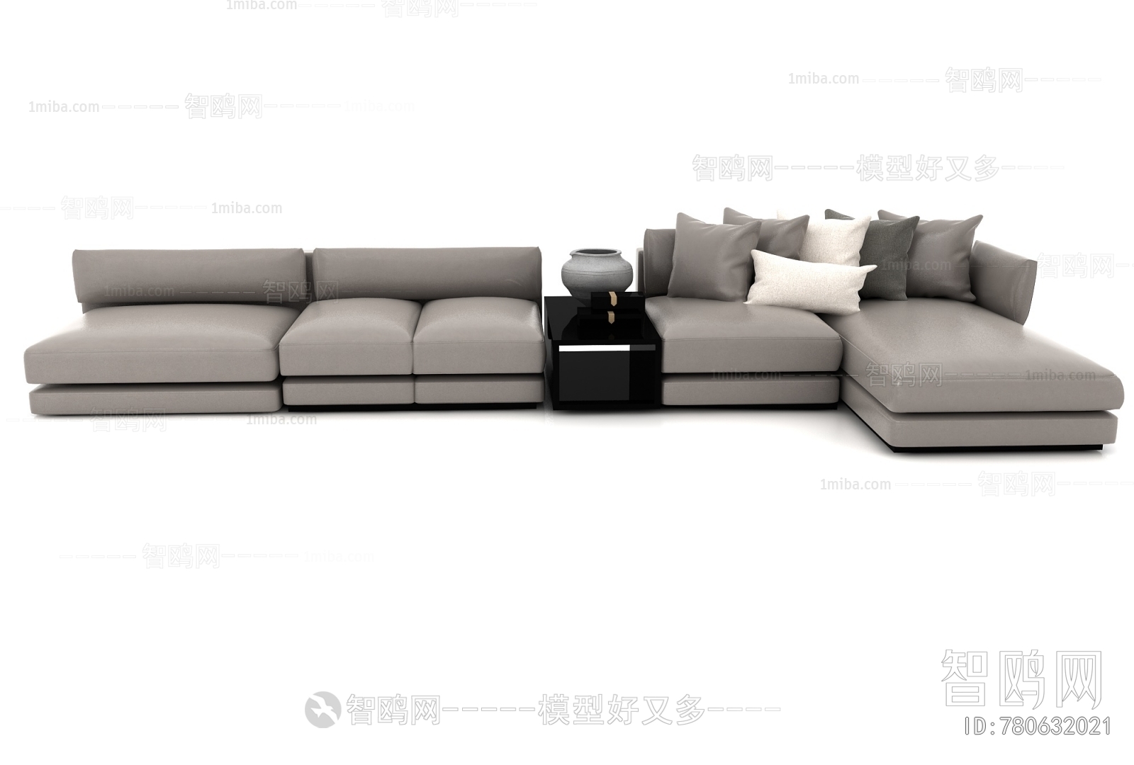 Modern Multi Person Sofa