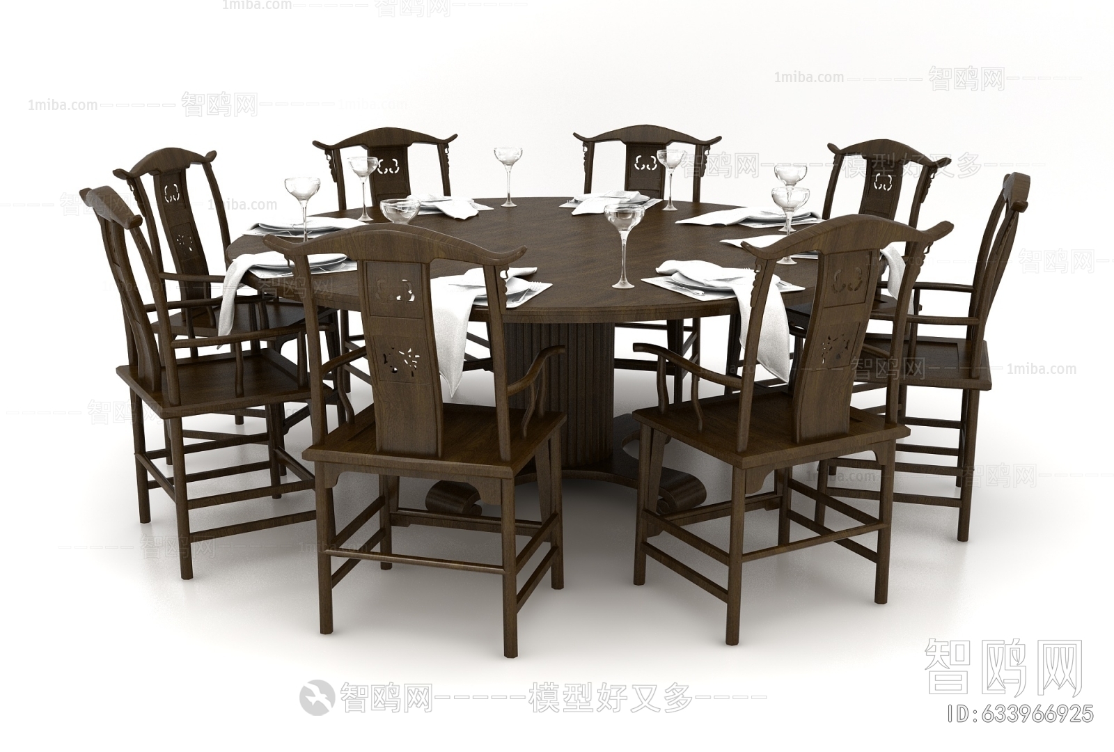 New Chinese Style Dining Table And Chairs