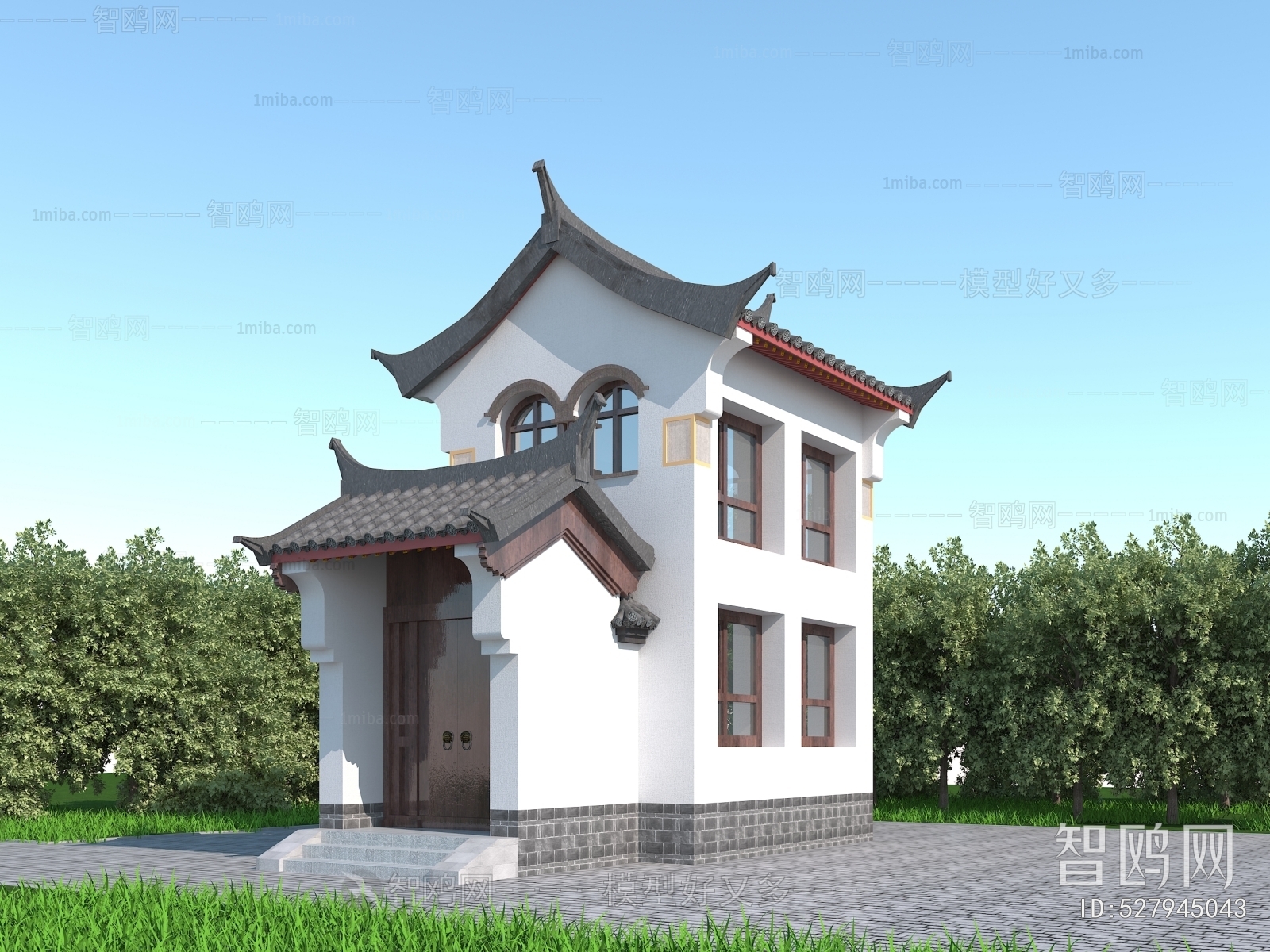 Chinese Style Villa Appearance