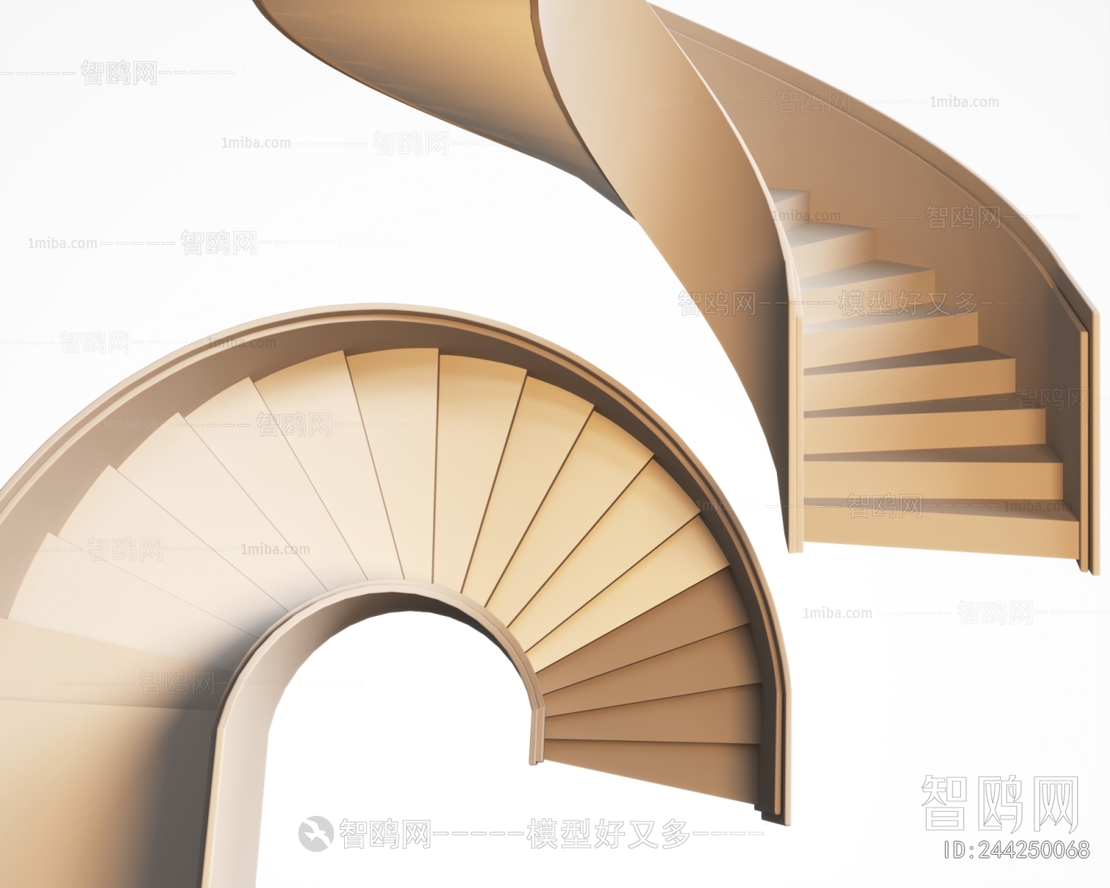 Modern Rotating Staircase