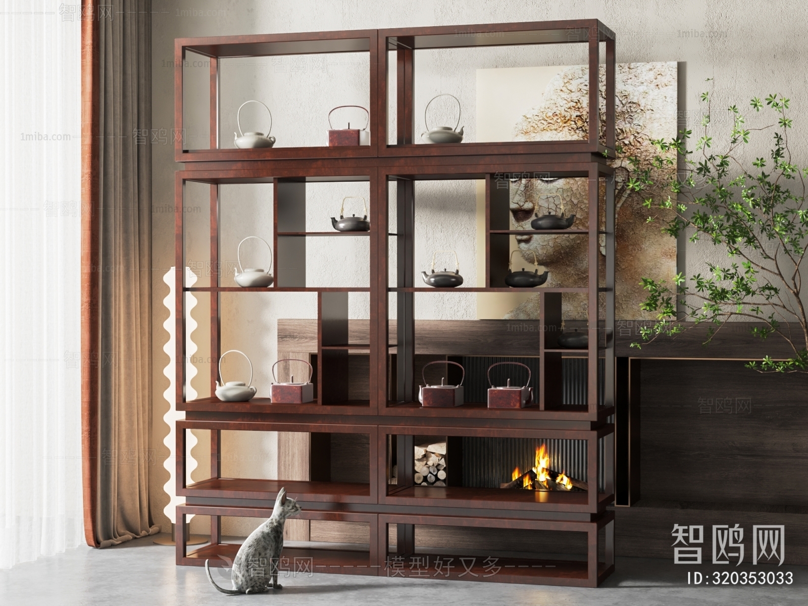 New Chinese Style Shelving