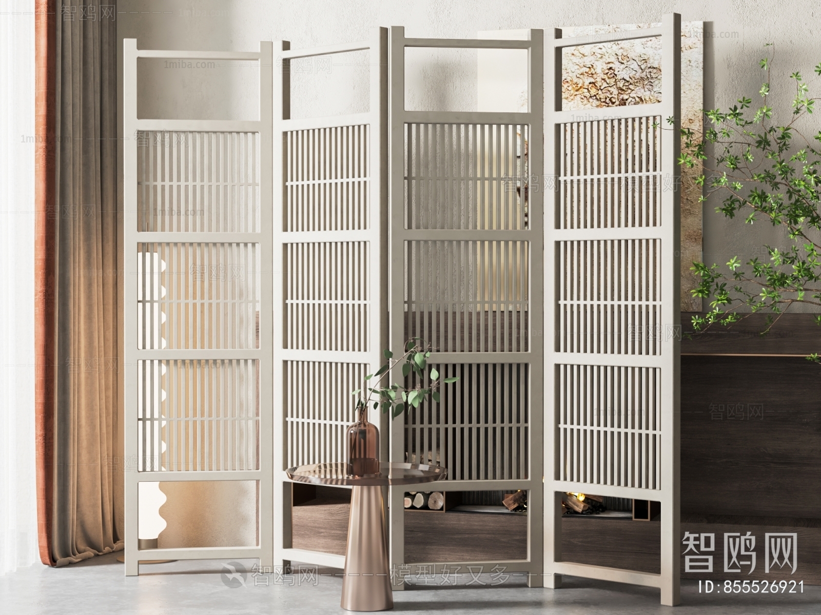 Wabi-sabi Style Partition