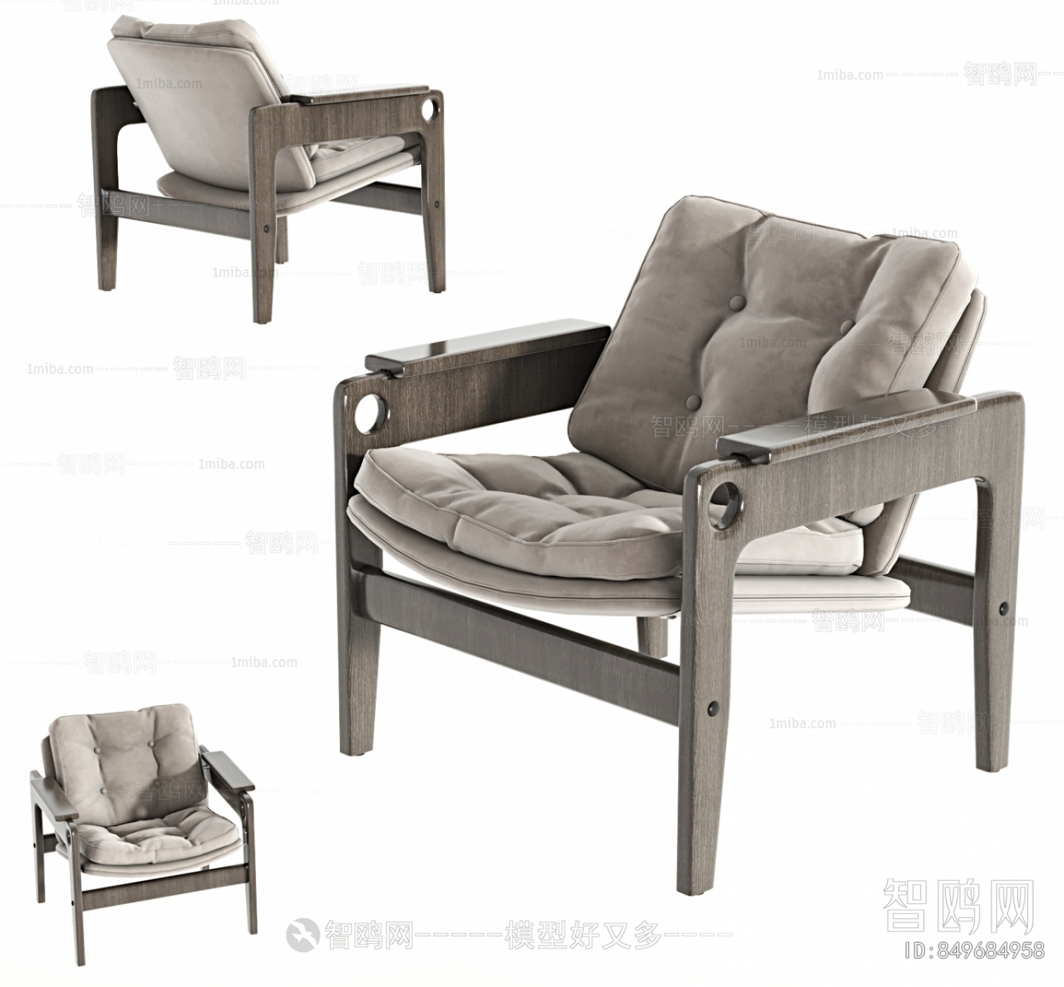 New Chinese Style Lounge Chair