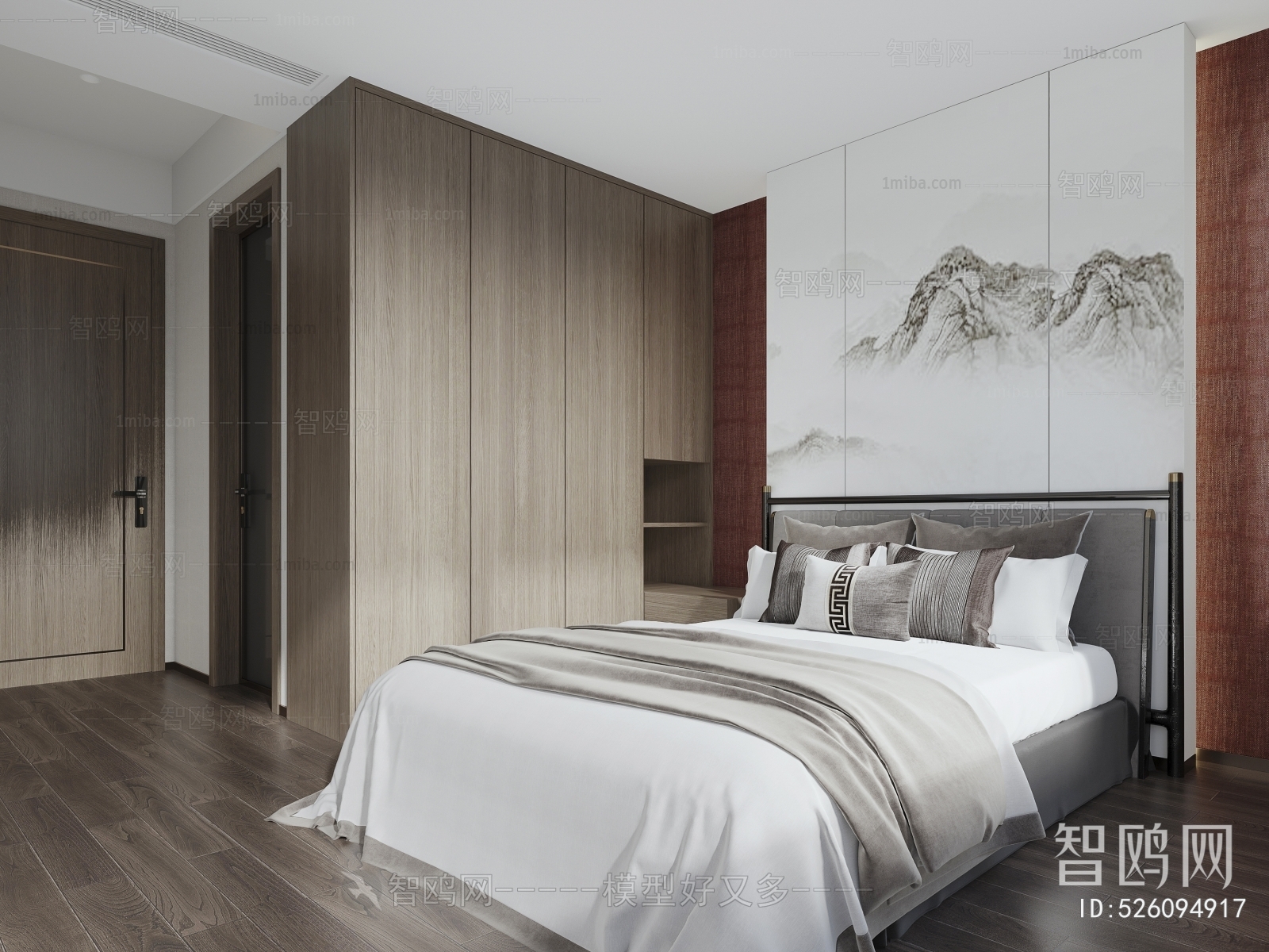 New Chinese Style Bedroom