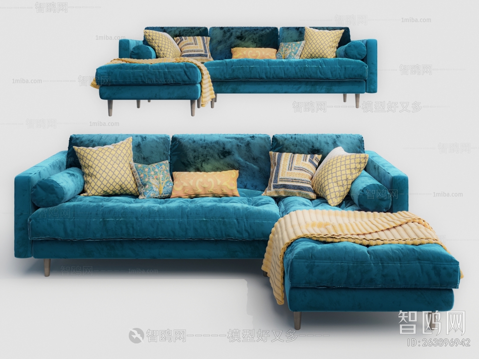 Modern Multi Person Sofa