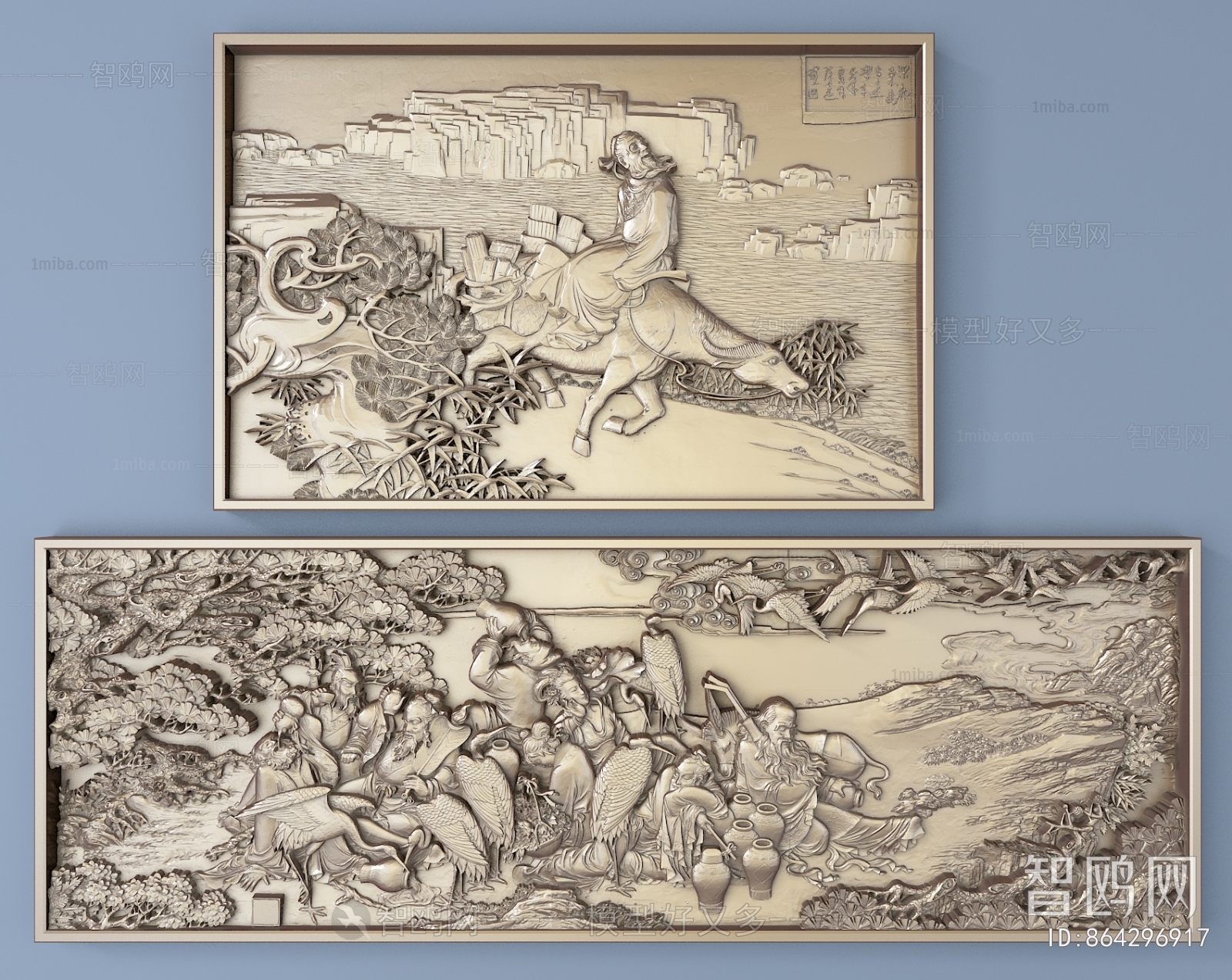 Chinese Style Three-dimensional Physical Painting