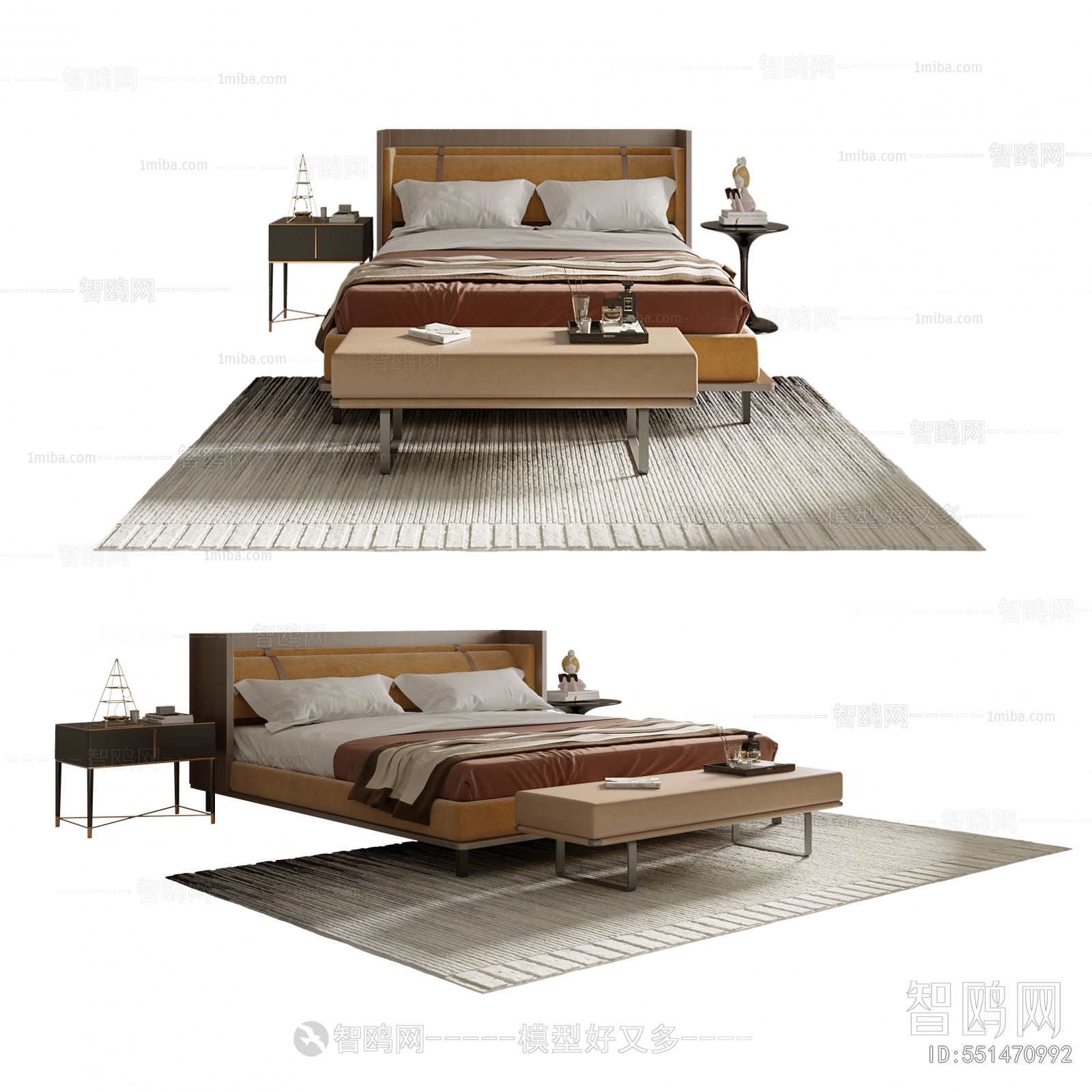 Modern Double Bed