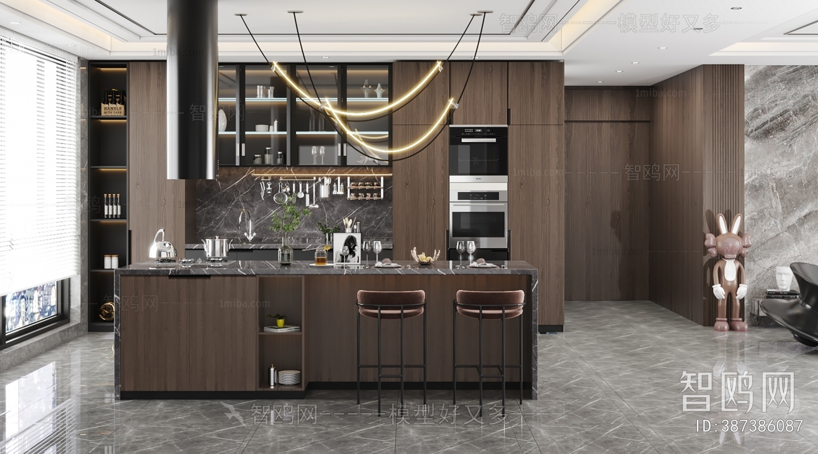 Modern Open Kitchen