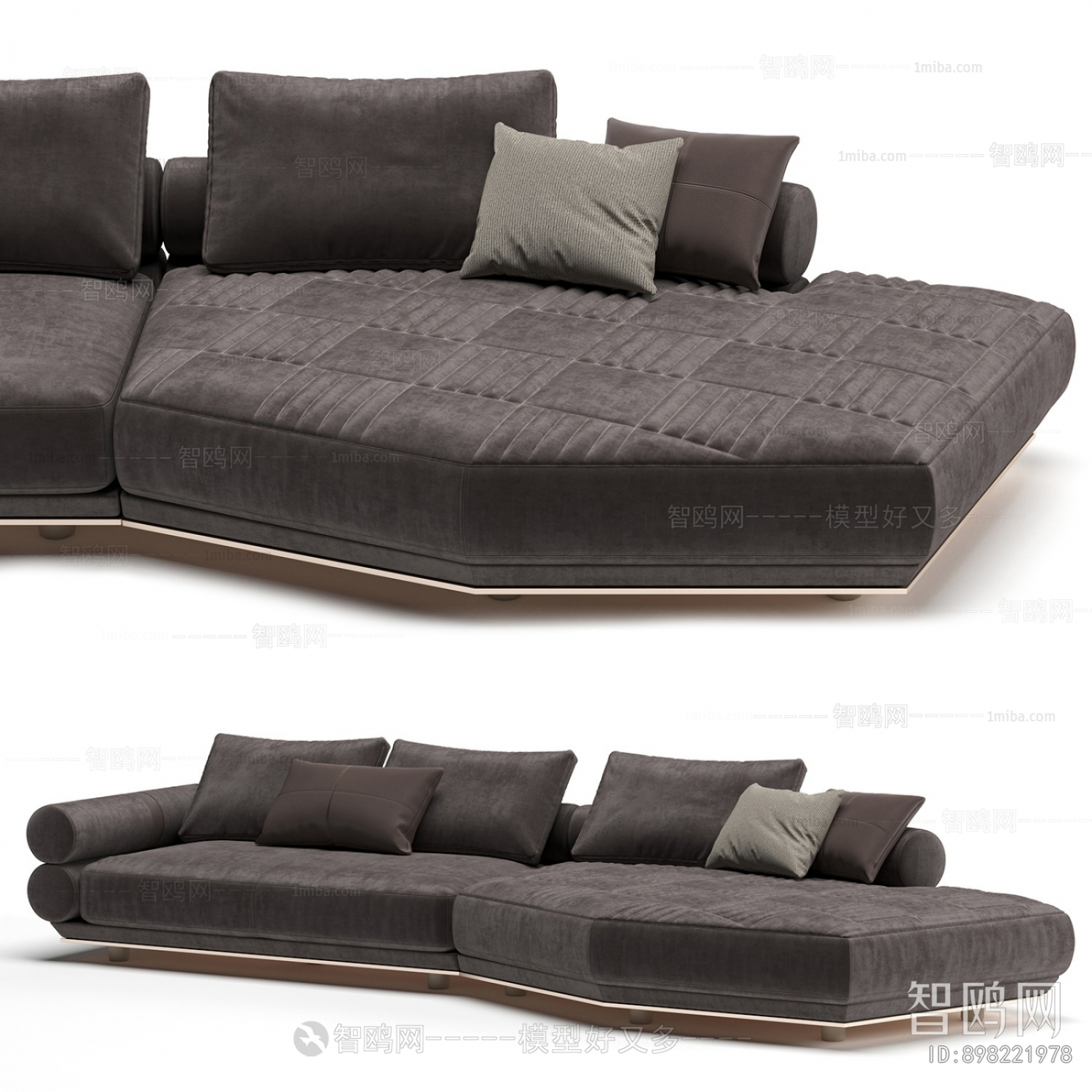 Modern Multi Person Sofa