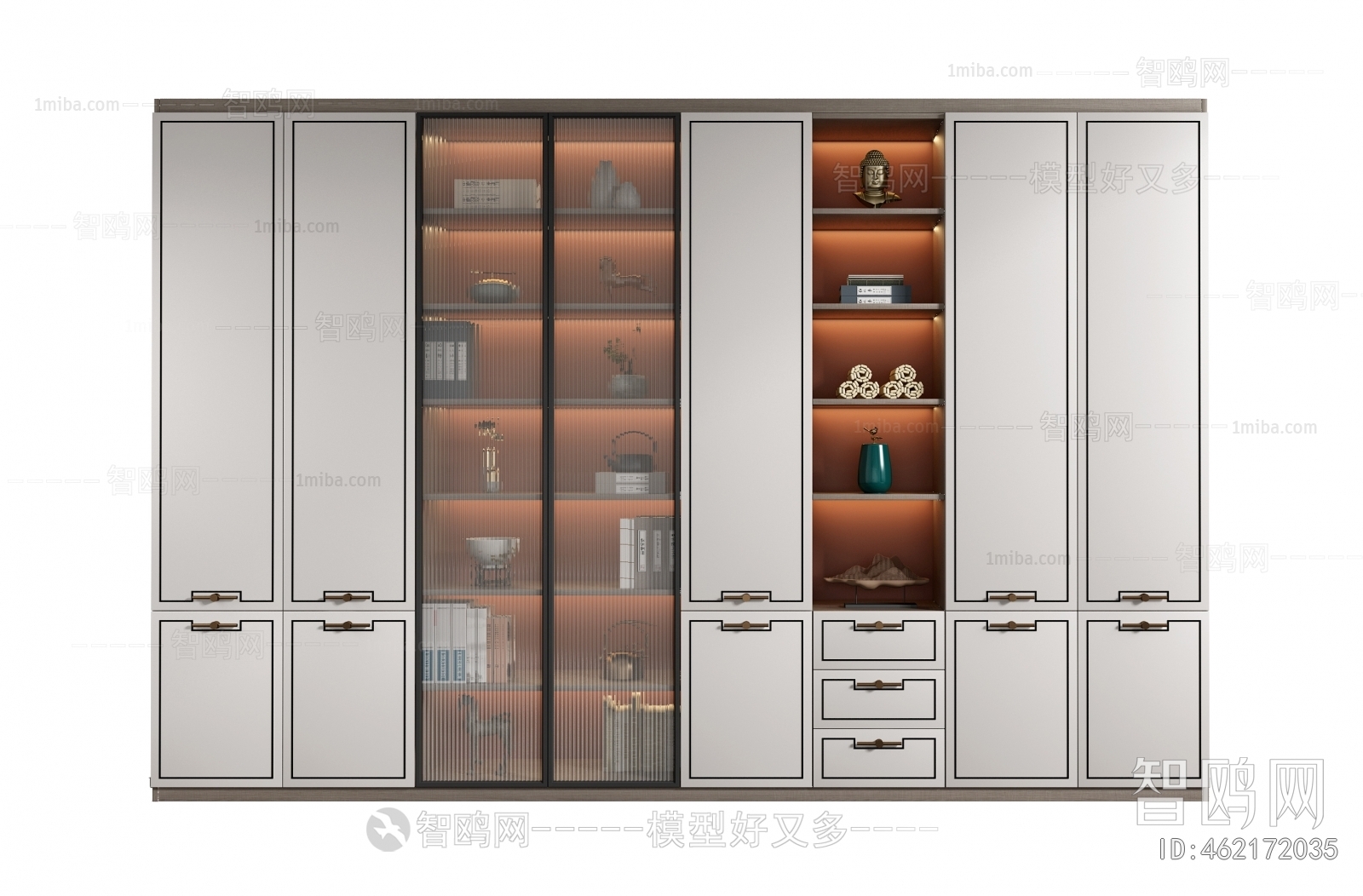 New Chinese Style Bookcase