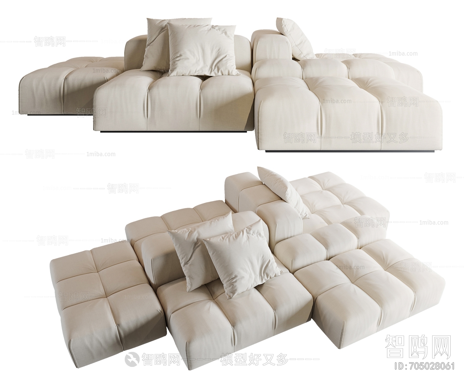 Modern Multi Person Sofa