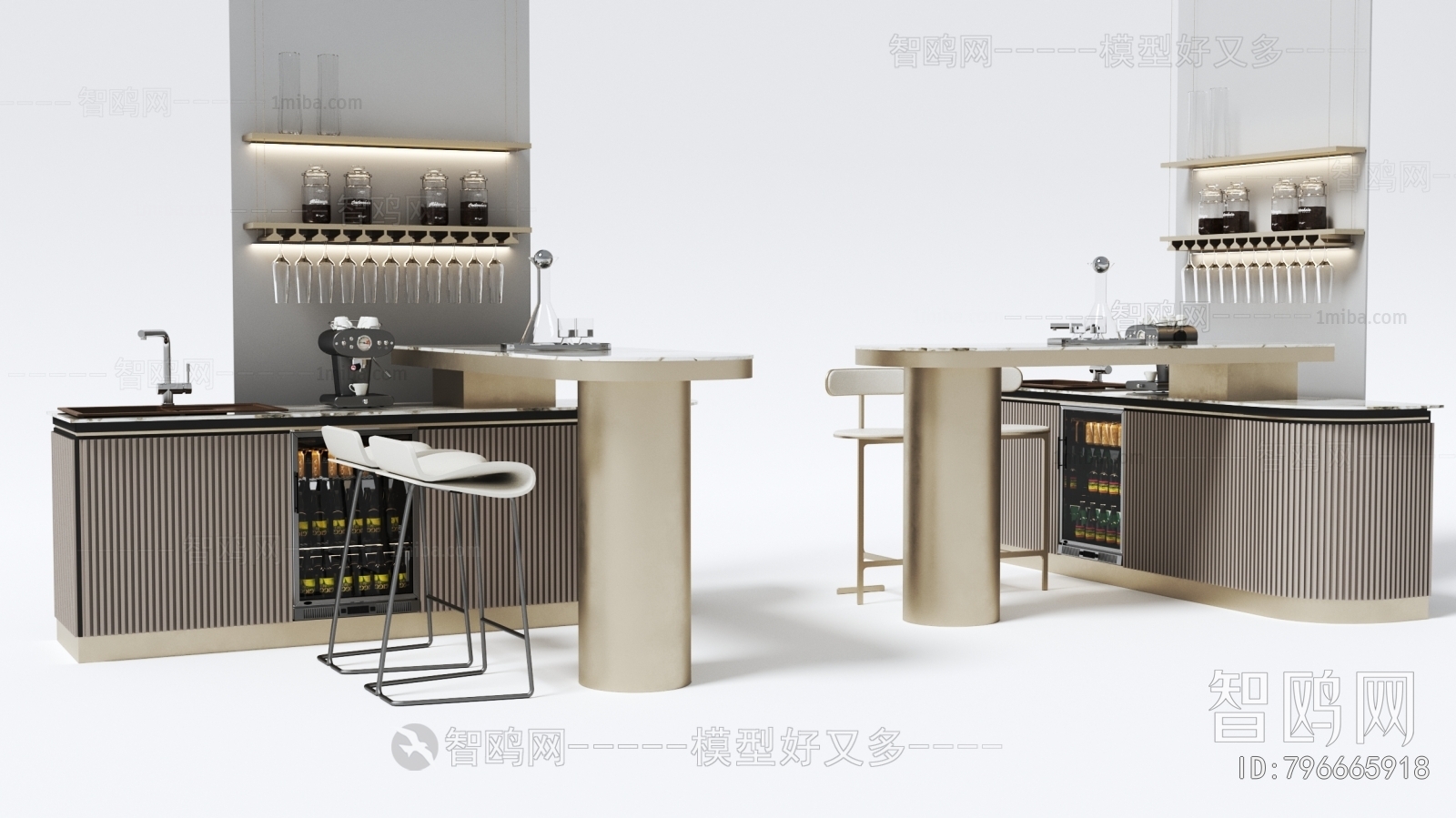 Modern Counter Bar