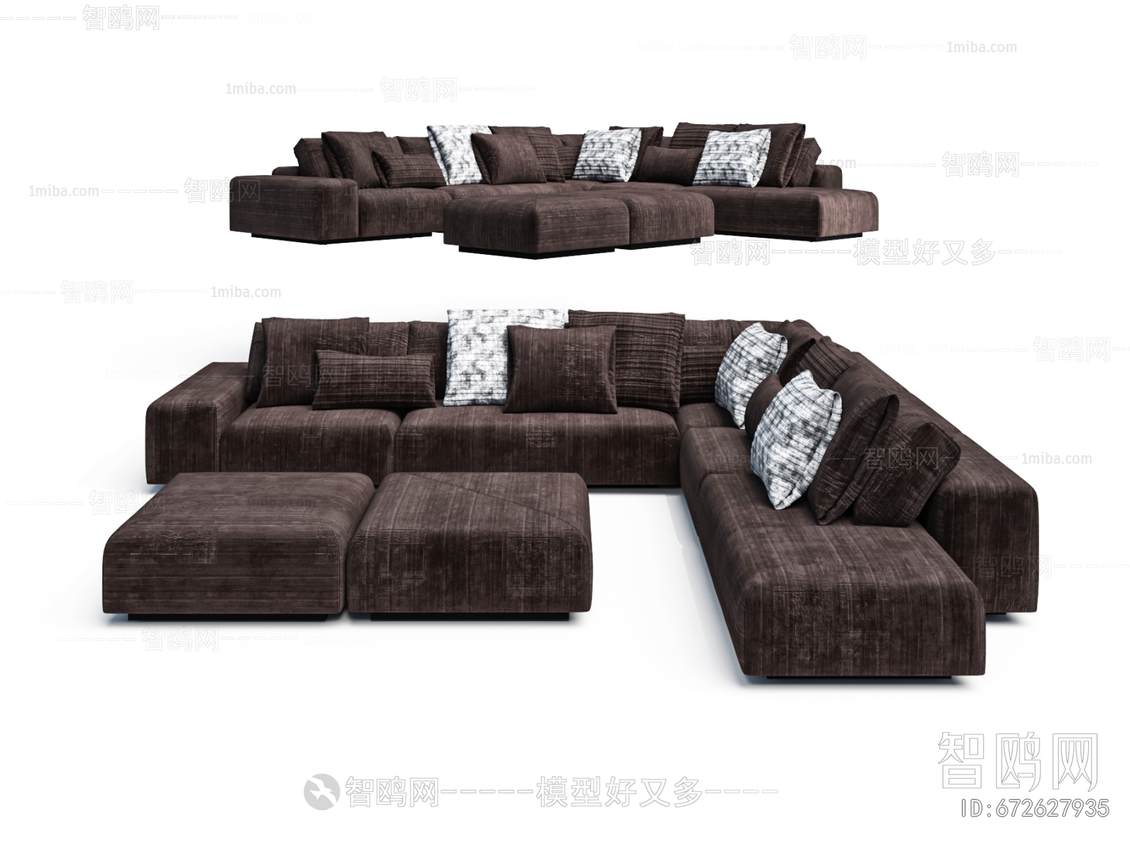 Modern Multi Person Sofa