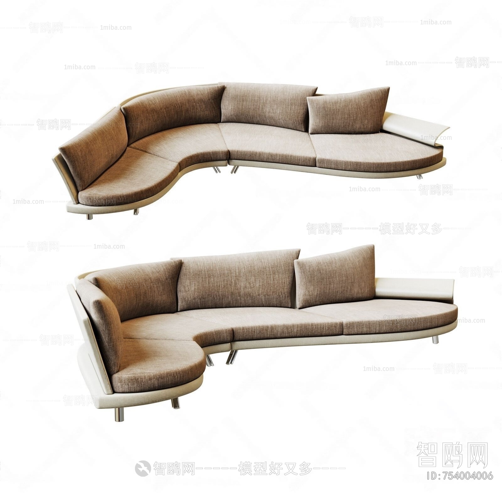 Wabi-sabi Style Sofa Combination