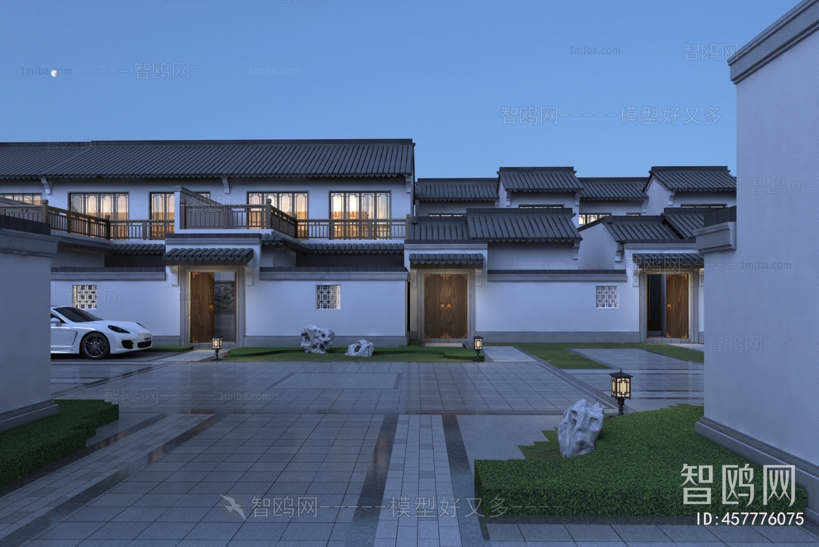 Chinese Style Villa Appearance