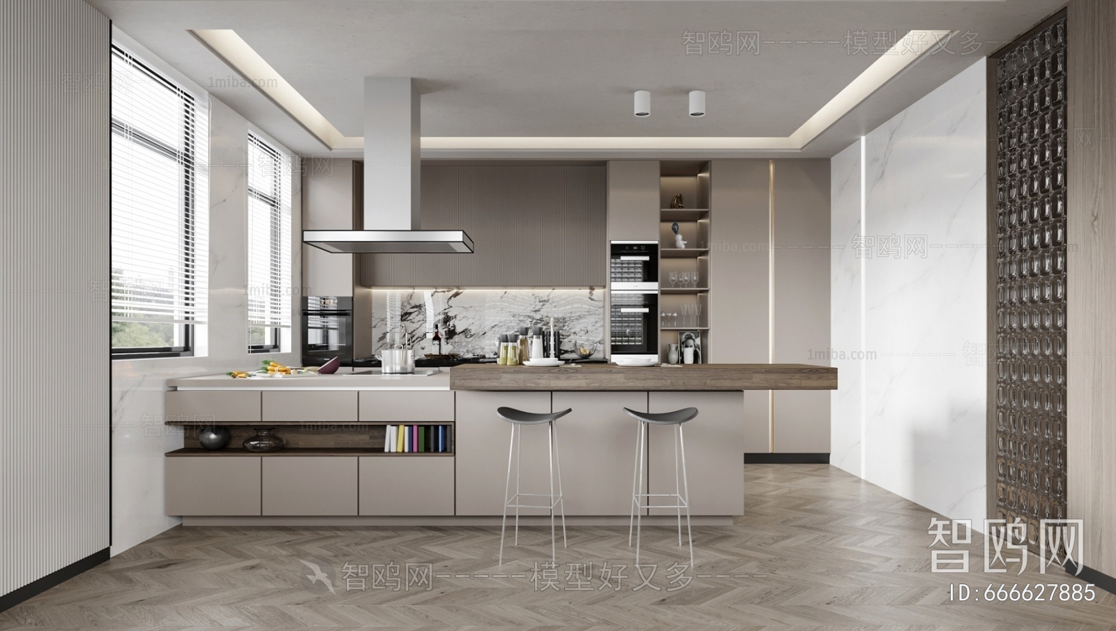 Modern Open Kitchen