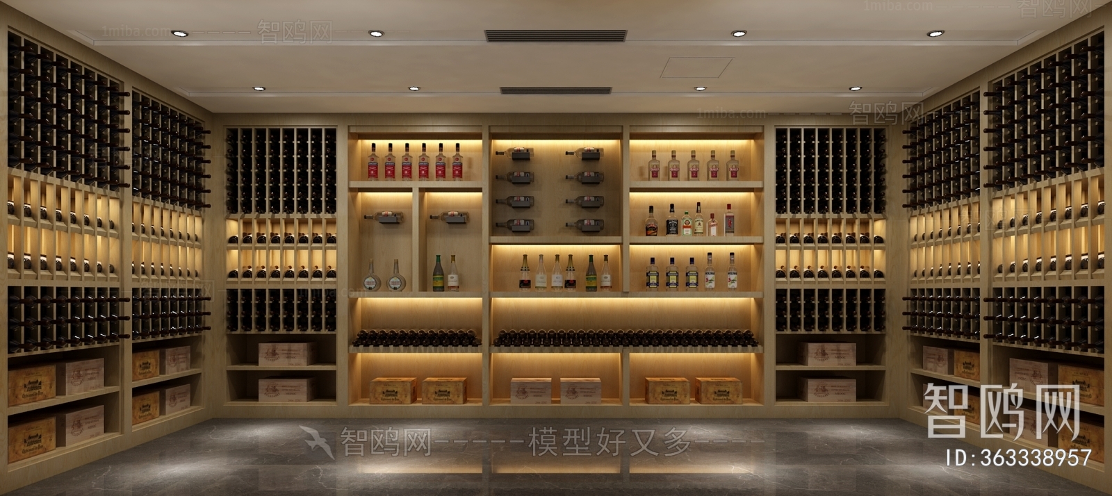 Modern Wine Cellar/Wine Tasting Room