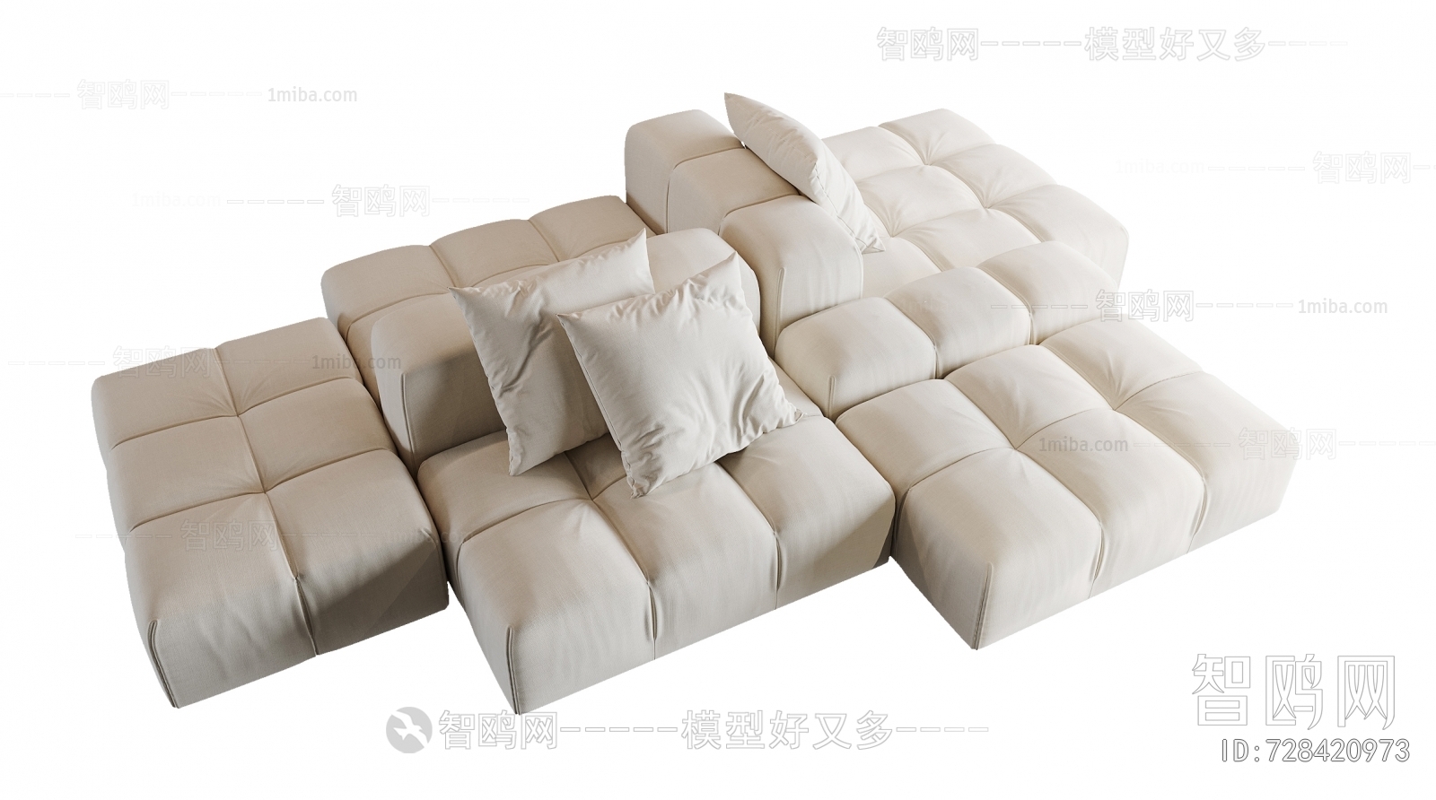 Modern Multi Person Sofa