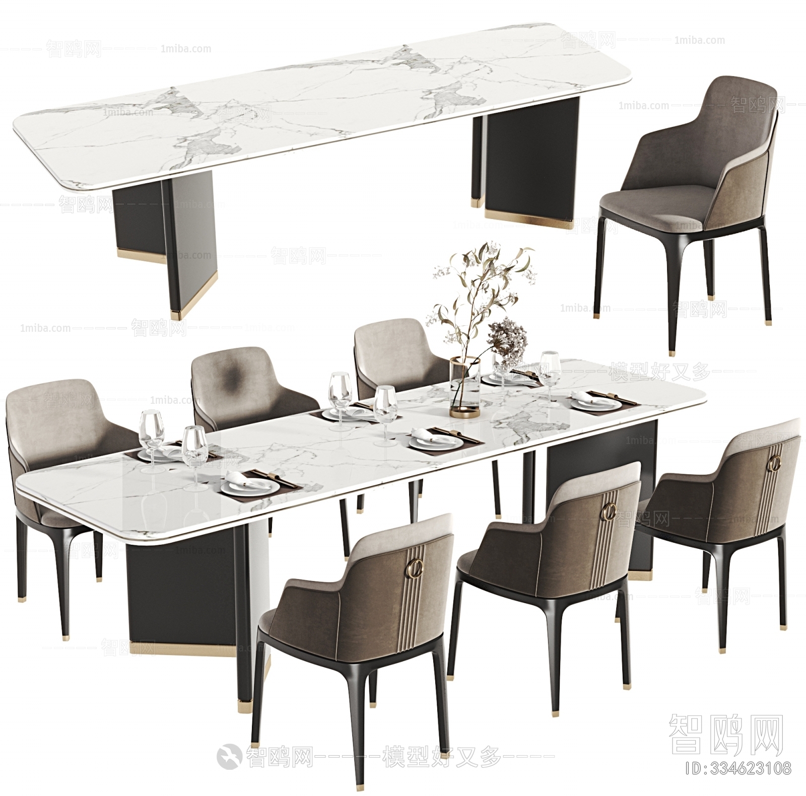 New Chinese Style Dining Table And Chairs