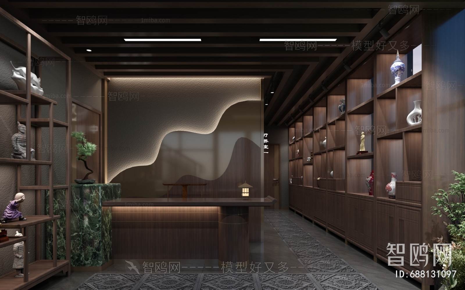 New Chinese Style Hotel Space